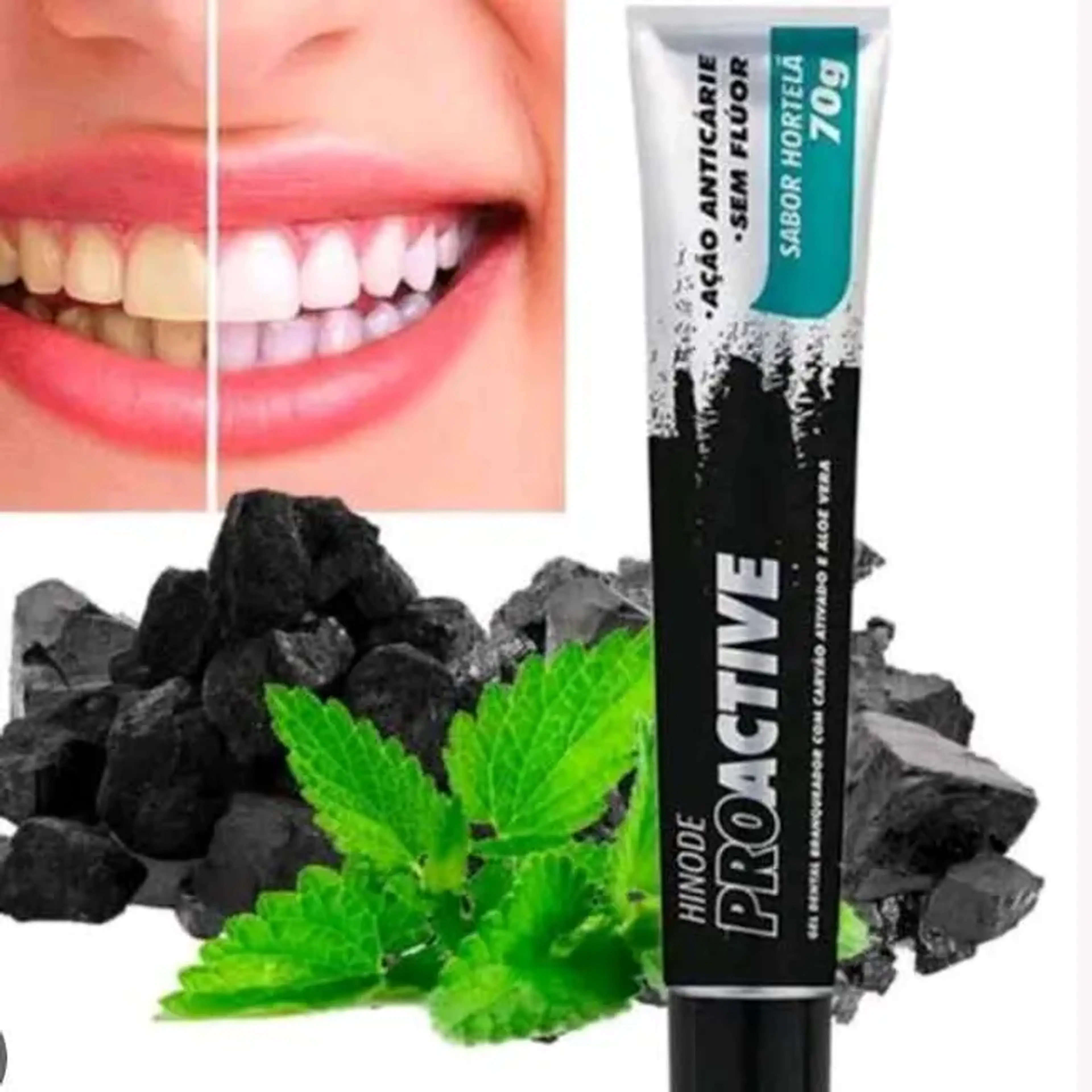PROACTIVE Gel Dental Carvão ativado + Aloe Vera 70 g imagem