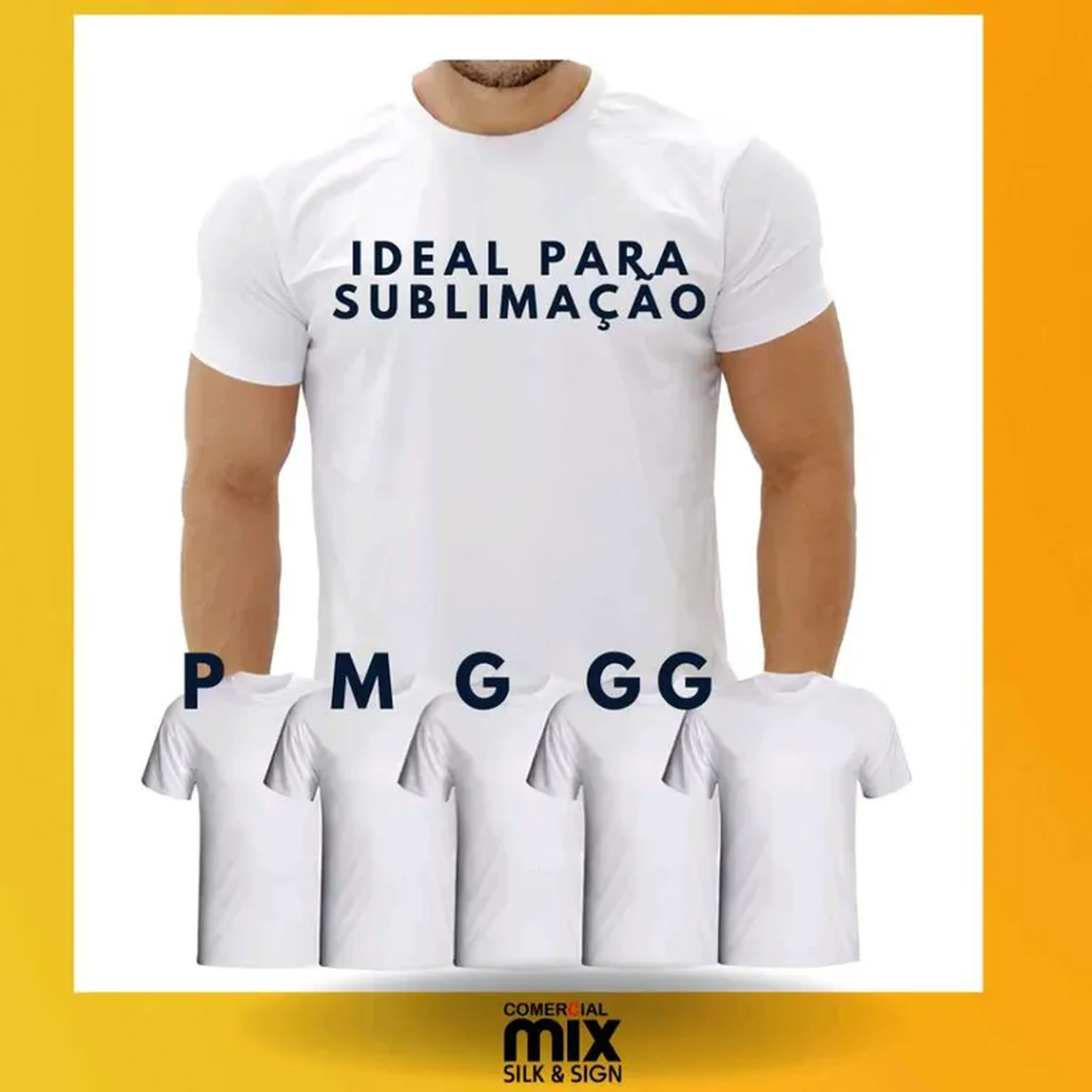 camisa branca sublimação imagem