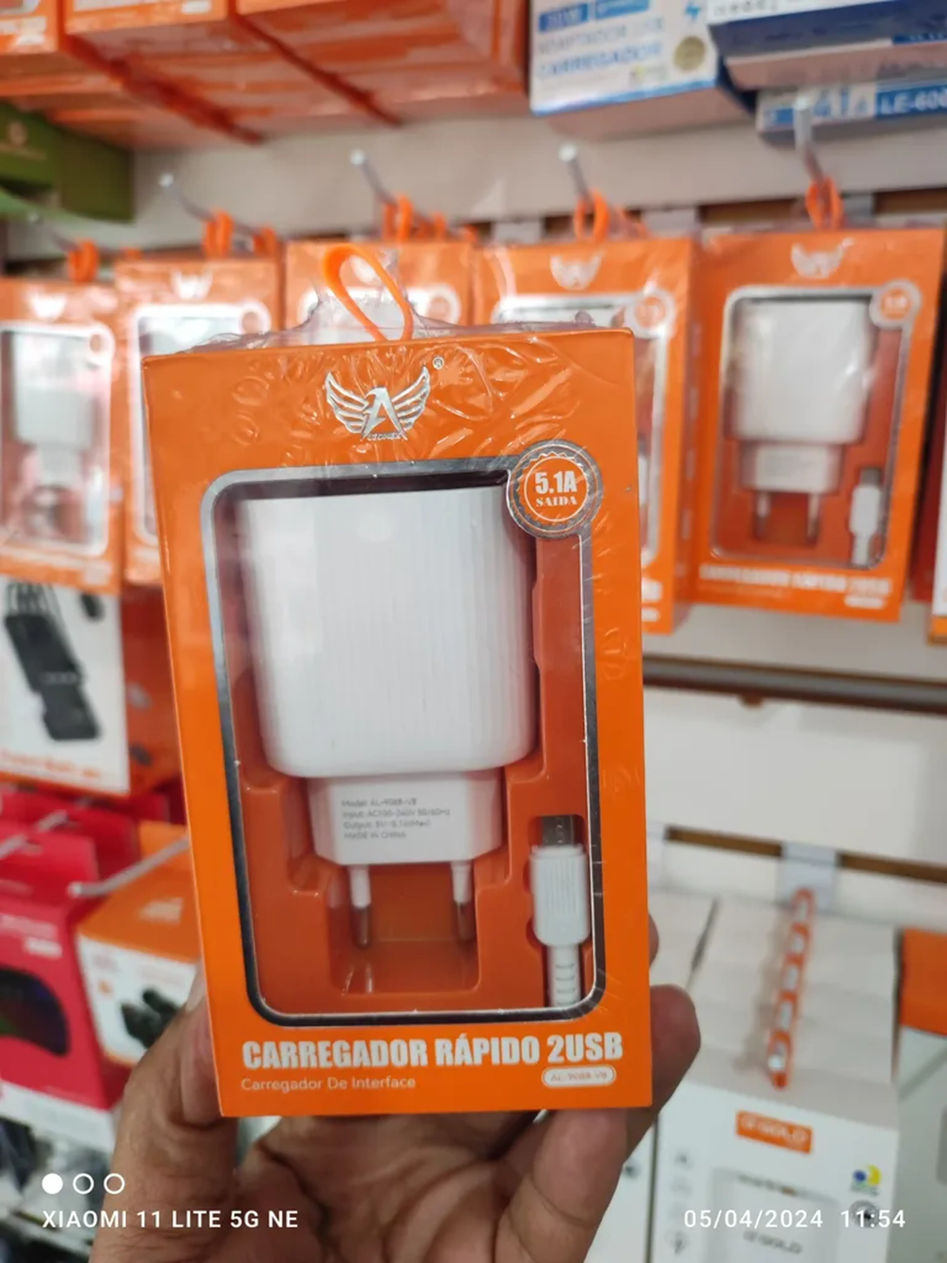 carregador cabo usb altomex 5.1 imagem