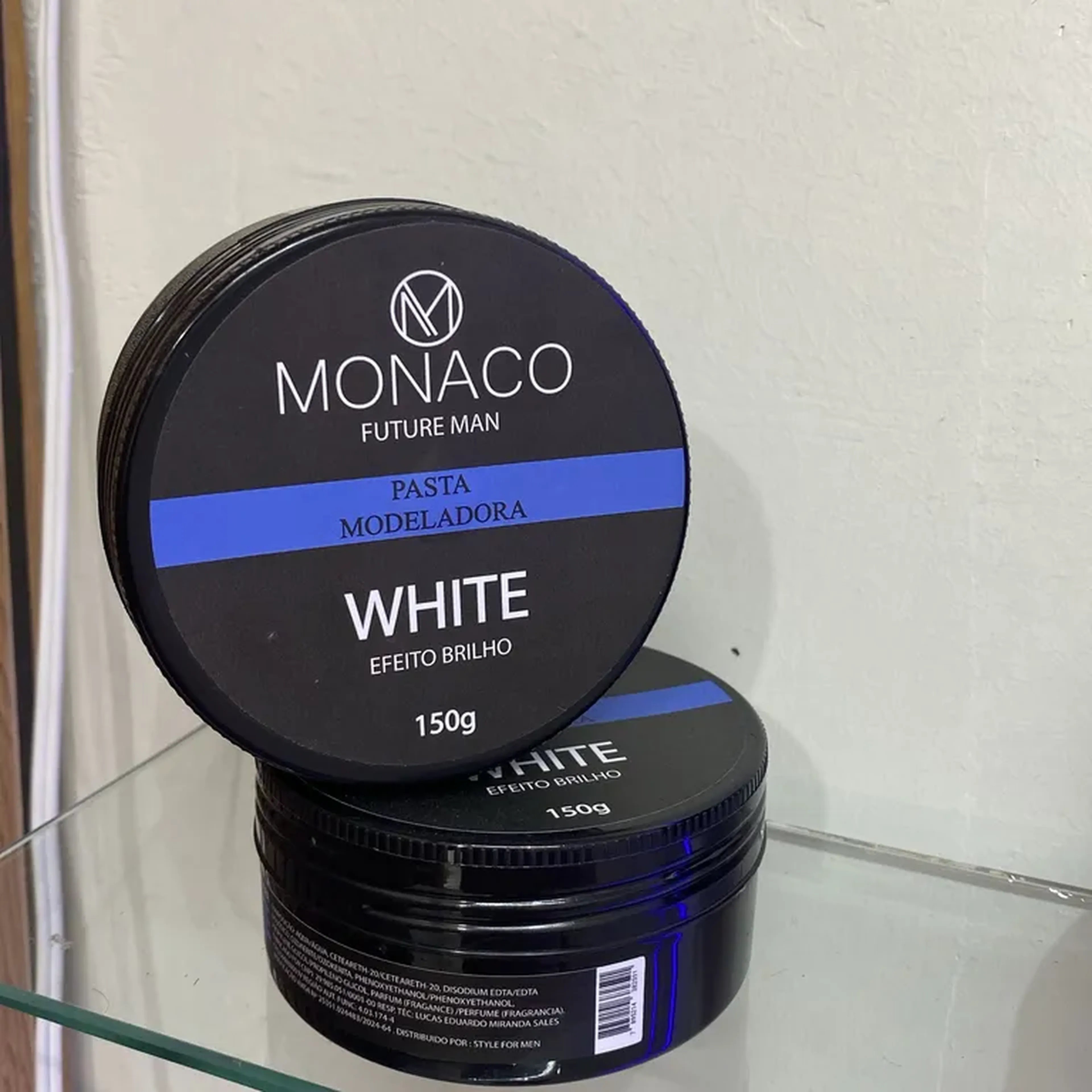 Pasta Modeladora White Efeito Brilho imagem