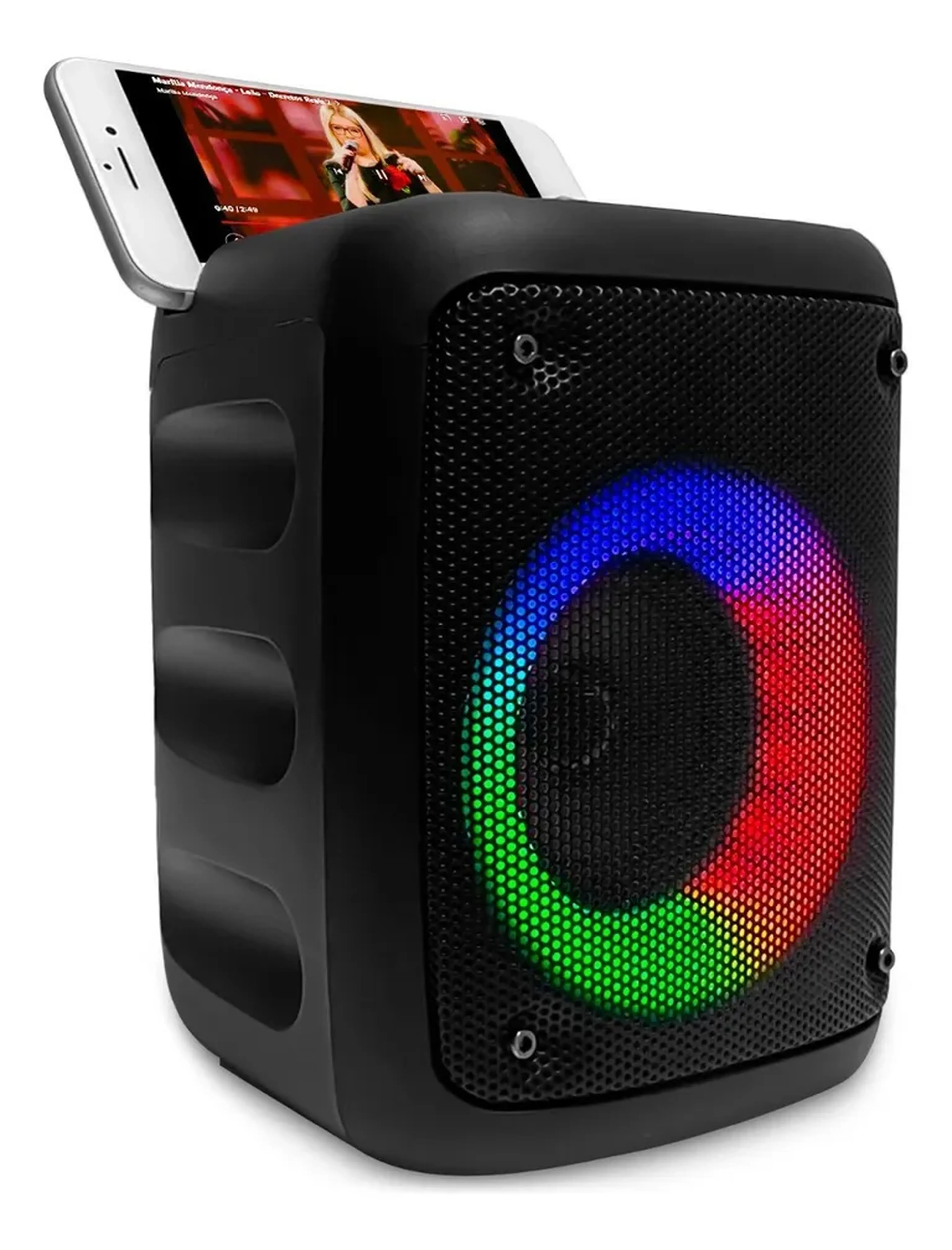 CAIXA DE SOM BLUETOOTH PORTÁTIL POTENTE USB AUX MP3 KTS-1236 imagem