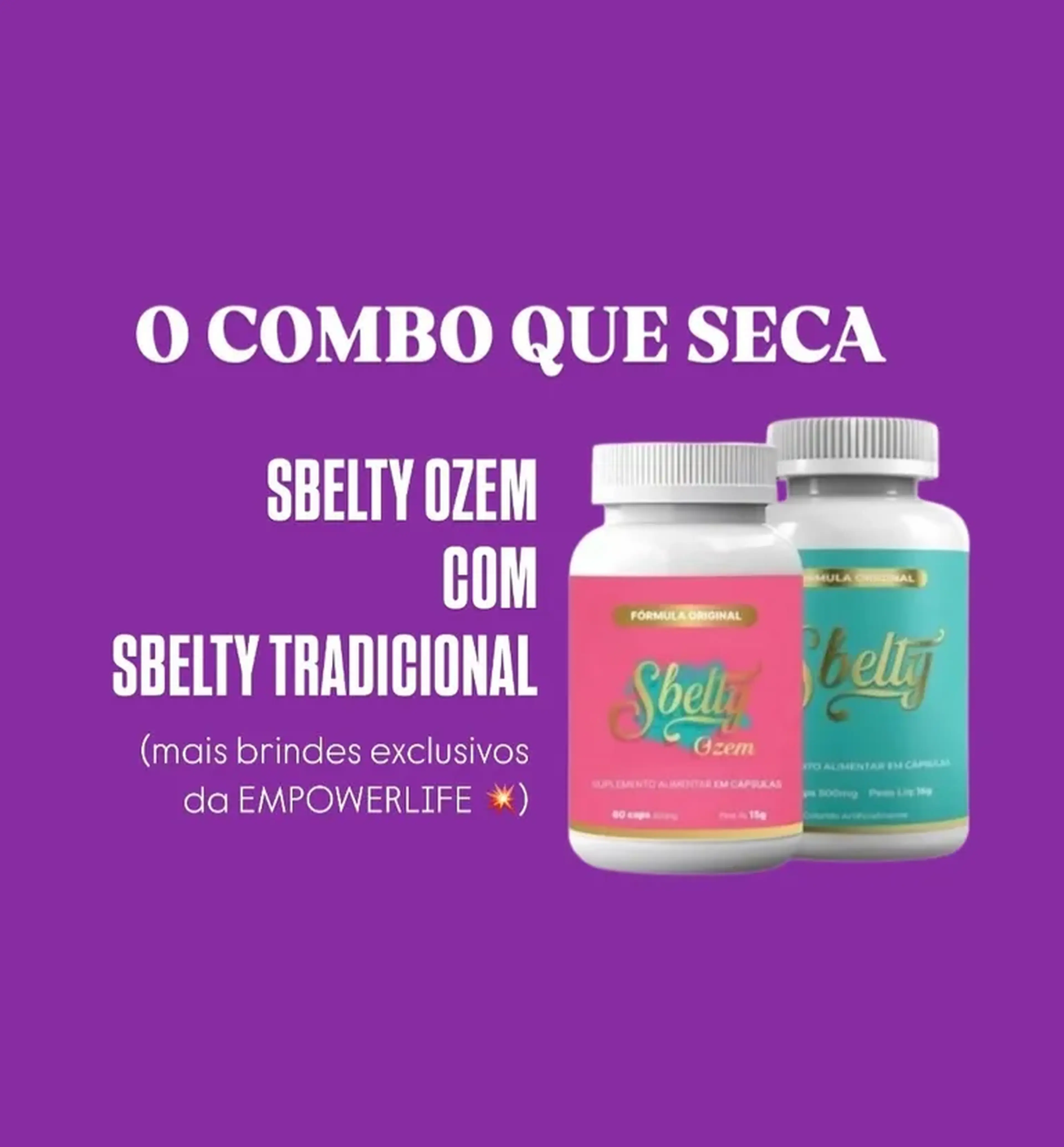 COMBO POWER 💥 - SBELTY OZEM + SBELTY TRADICIONAL imagem