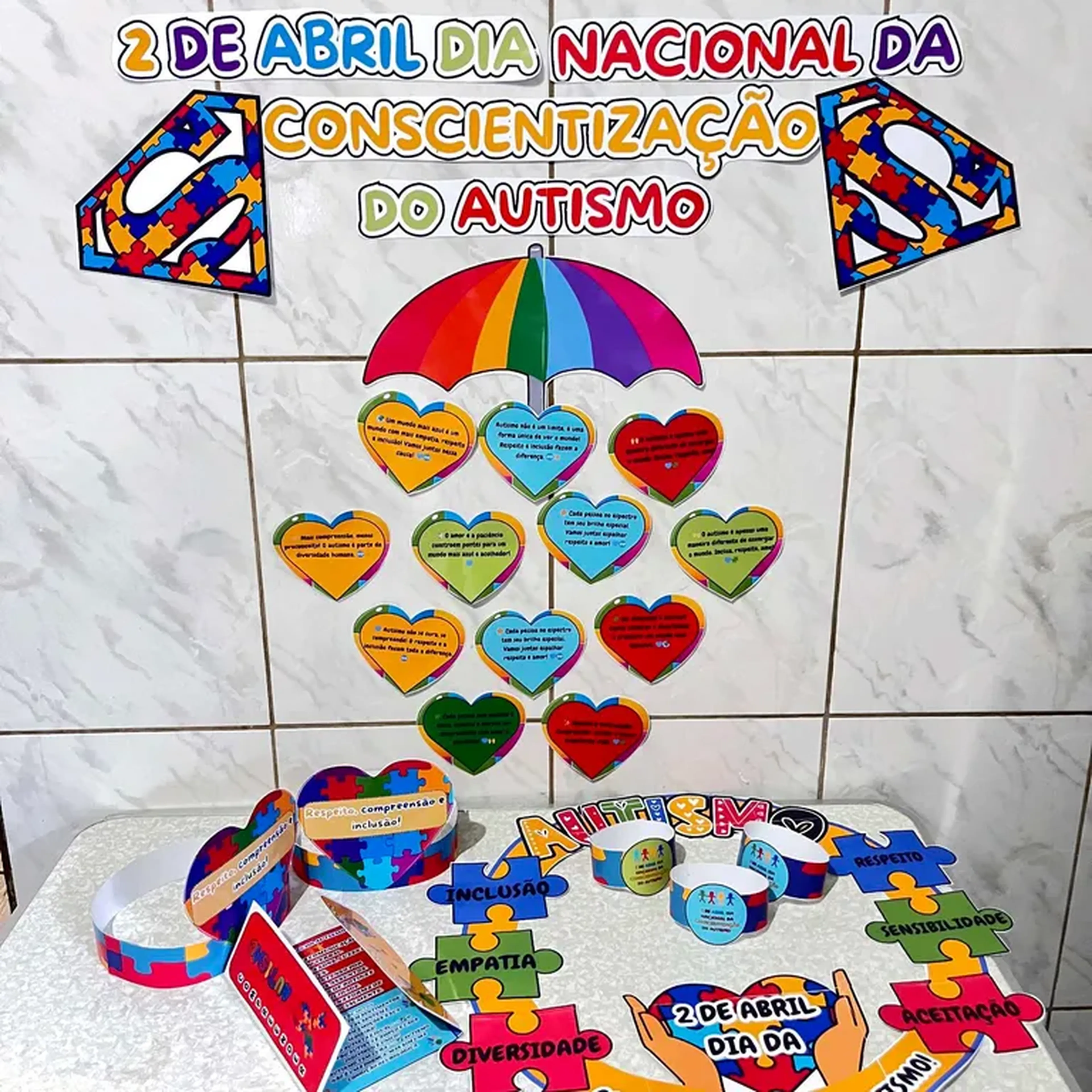 ♥️kit Dia do Autismo 🌈 imagem