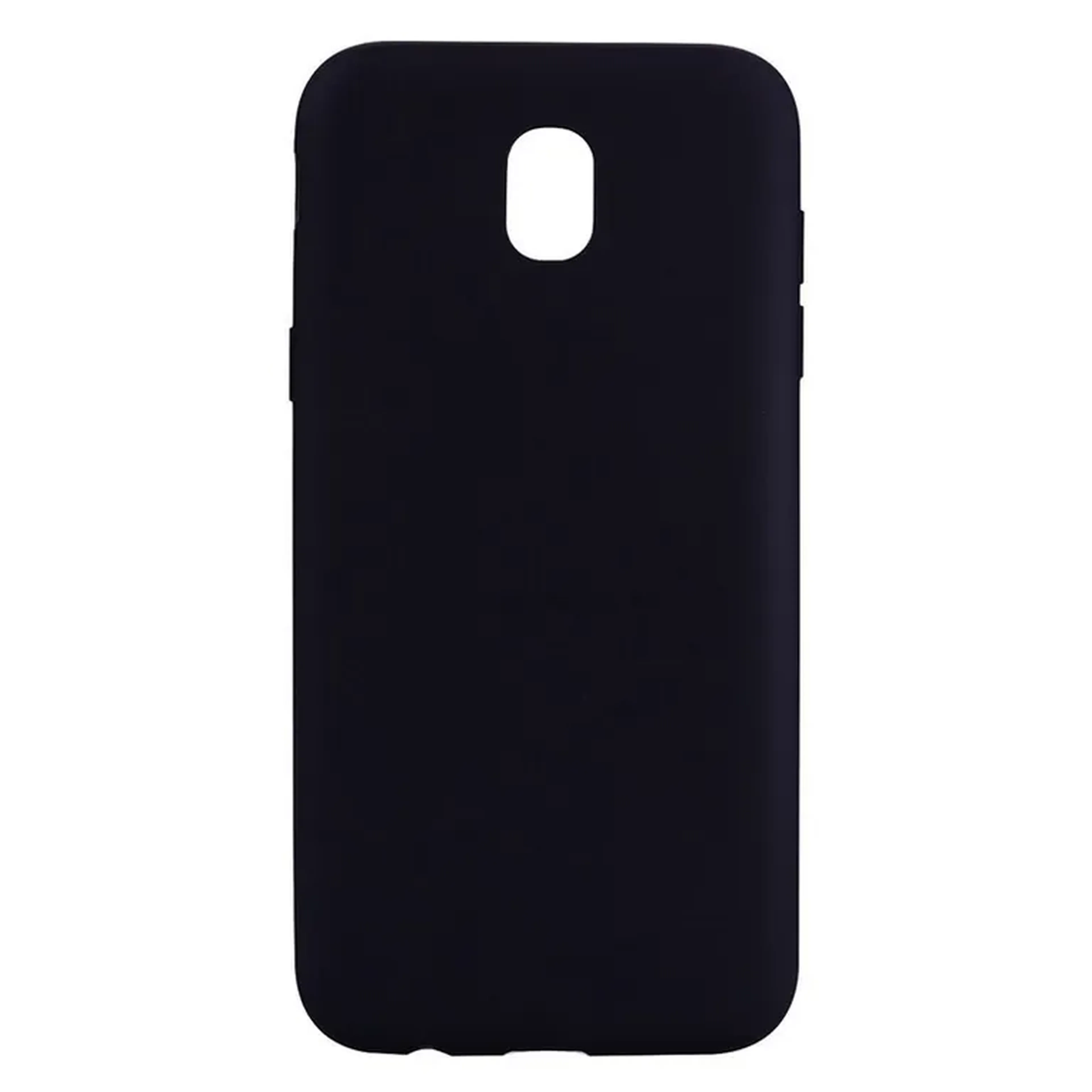 Capinha para Galaxy J7 Pro, Silicone Aveludada (PRETA) imagem