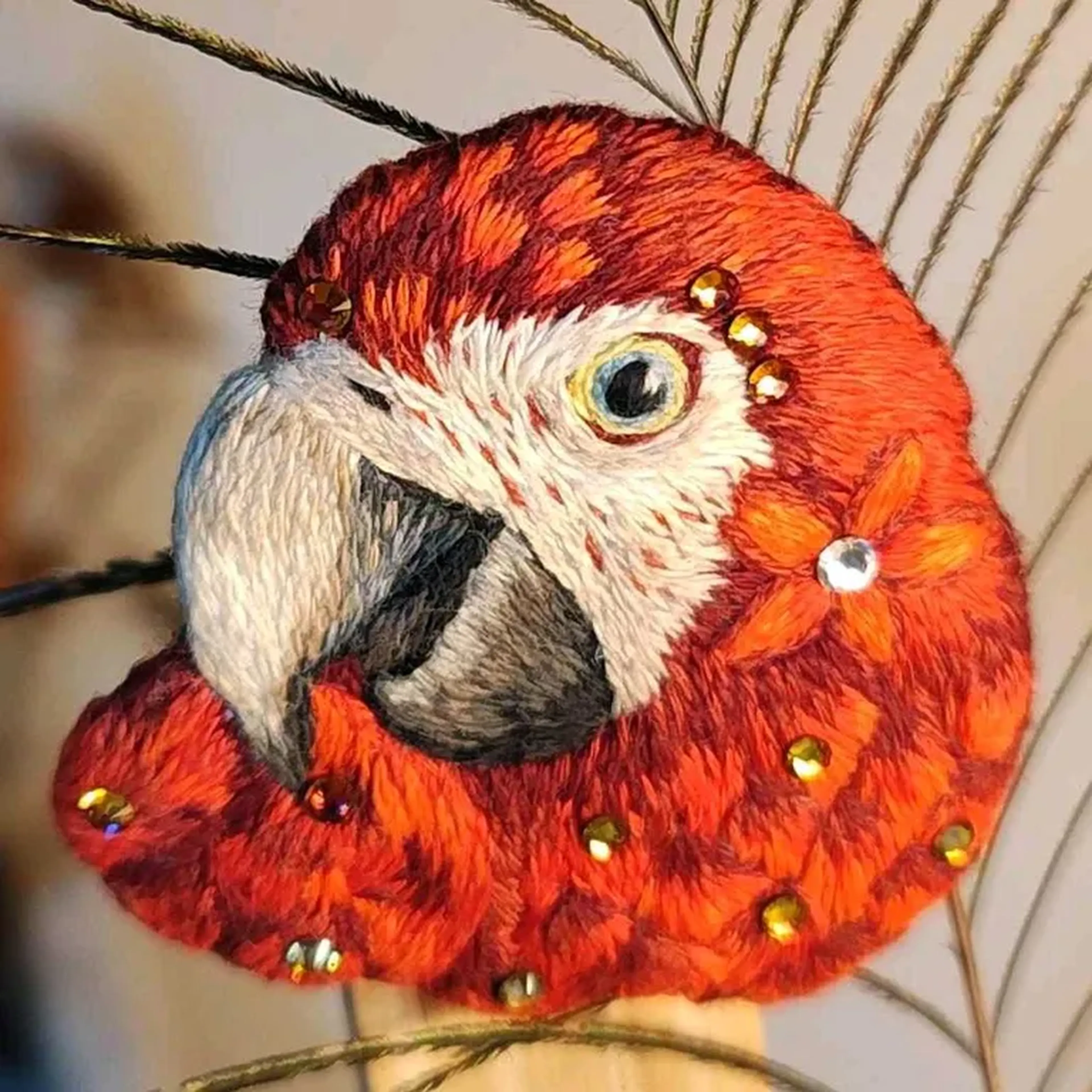 Broche Jóia Bordada imagem