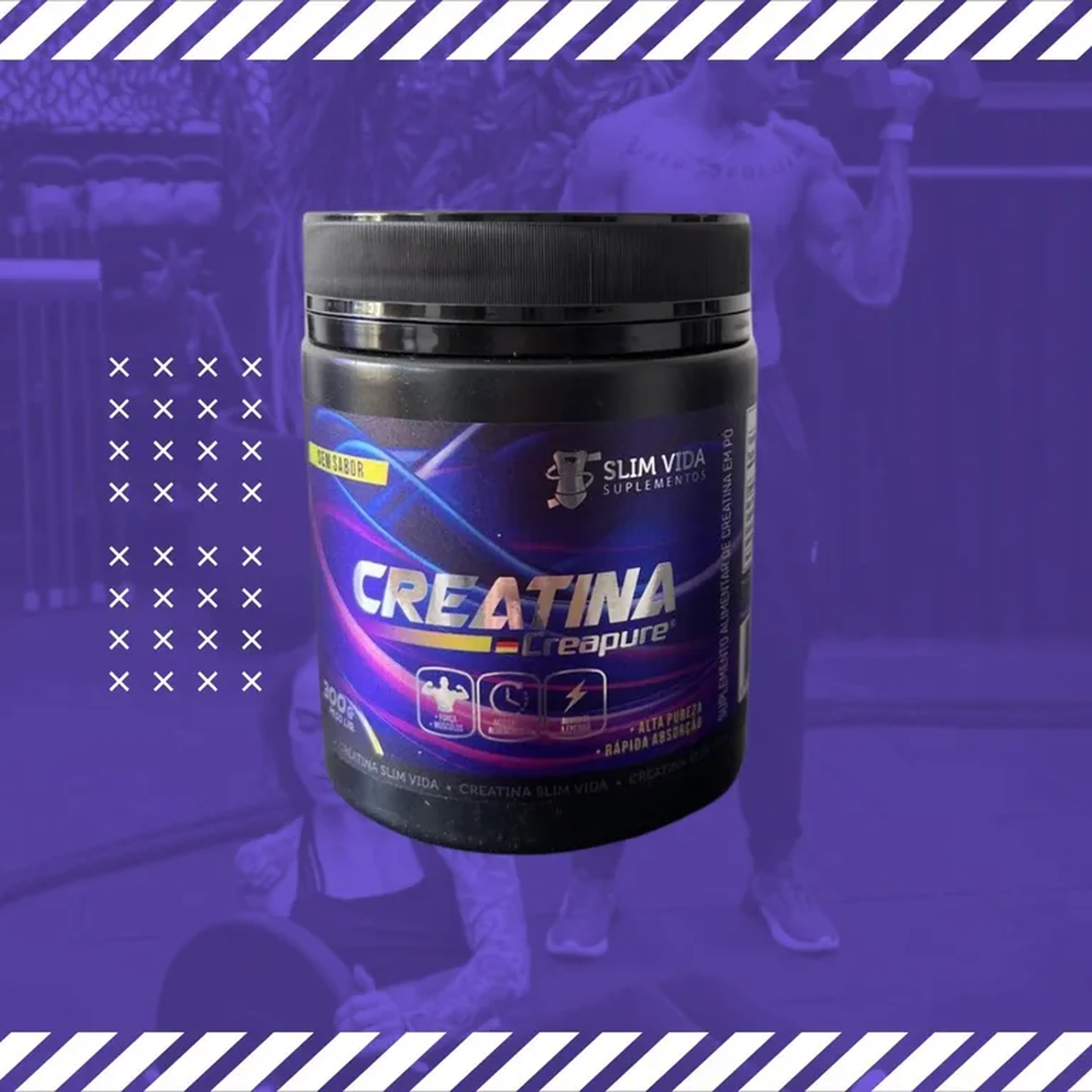 Creatina Monohidratada SlimVida * Frete já incluso* imagem