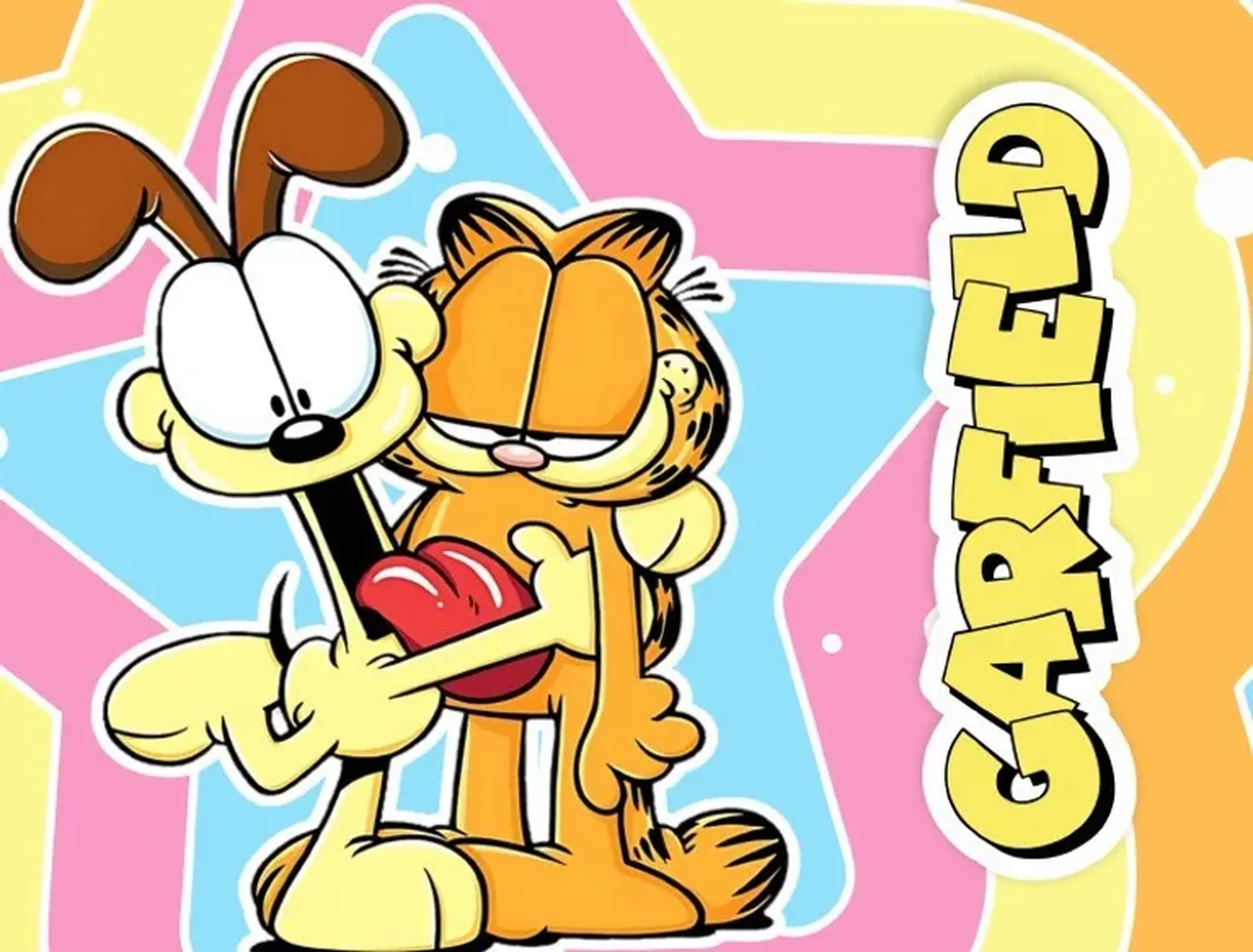 GARFIELD Colorindo imagem