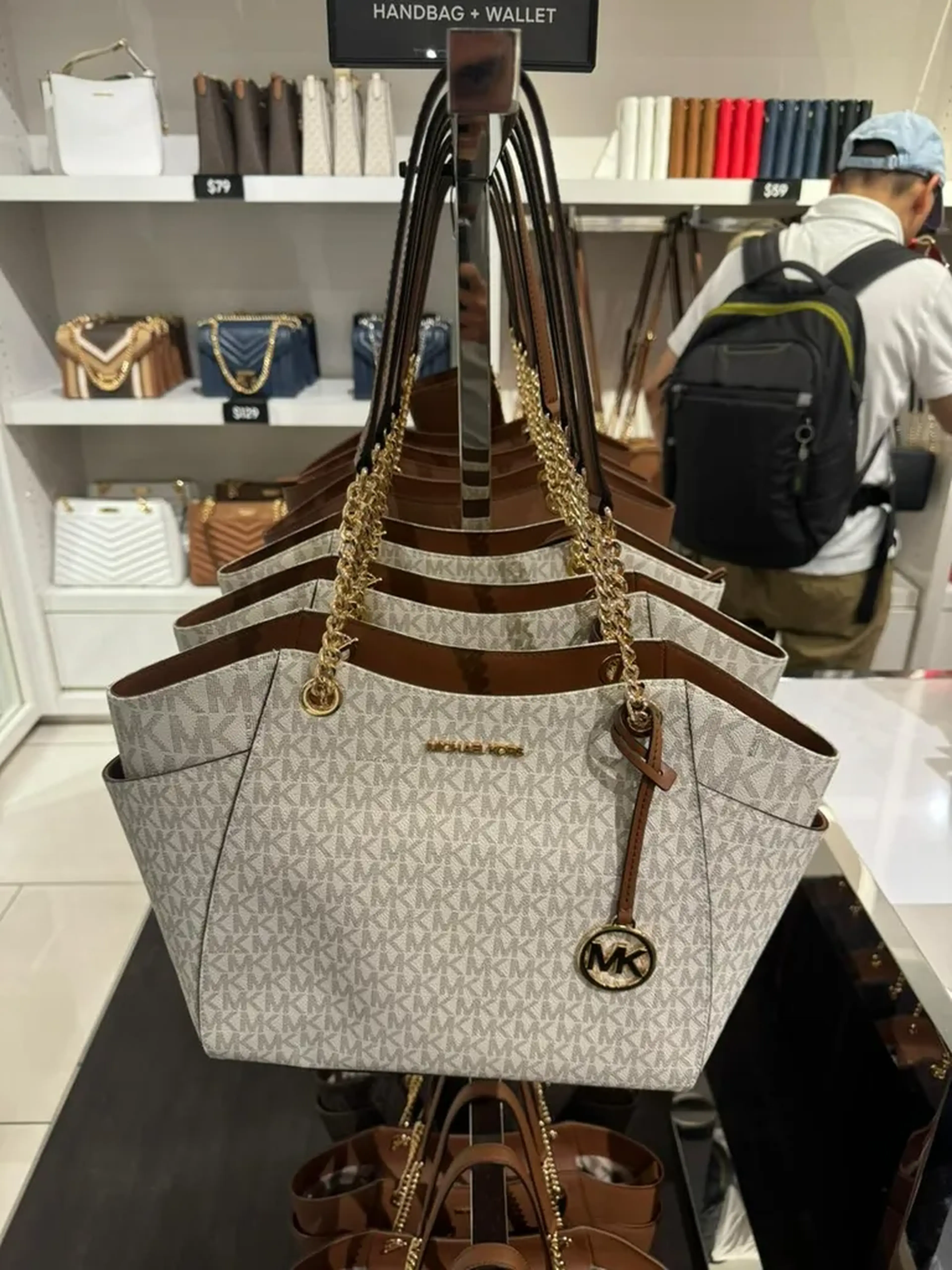 MK Jet Set Large Vanilla imagem