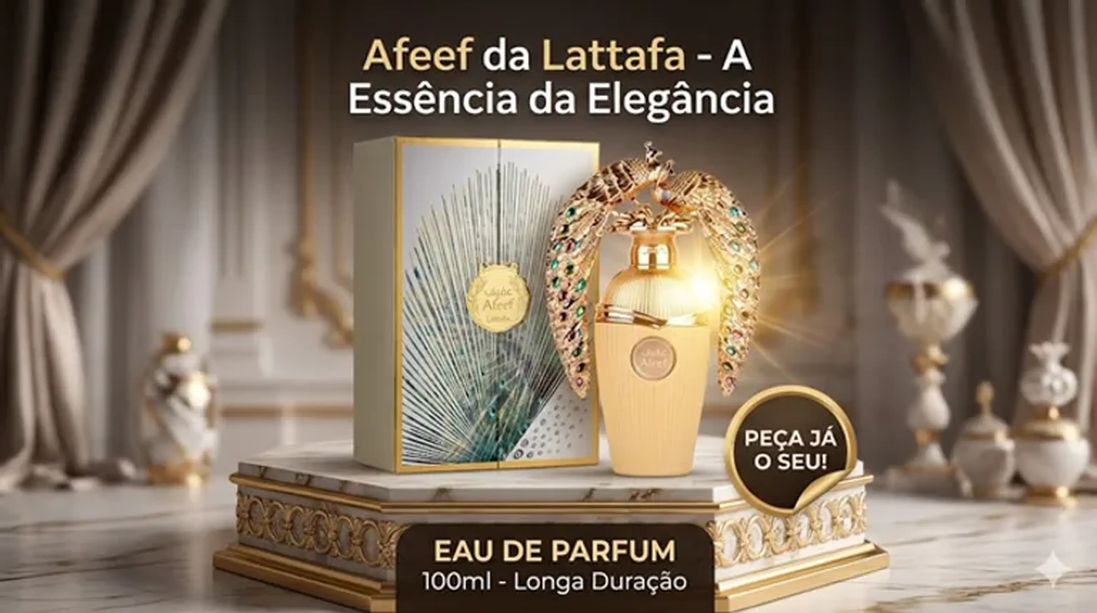 Lattafa Afeef Eau de Parfum 100ml imagem