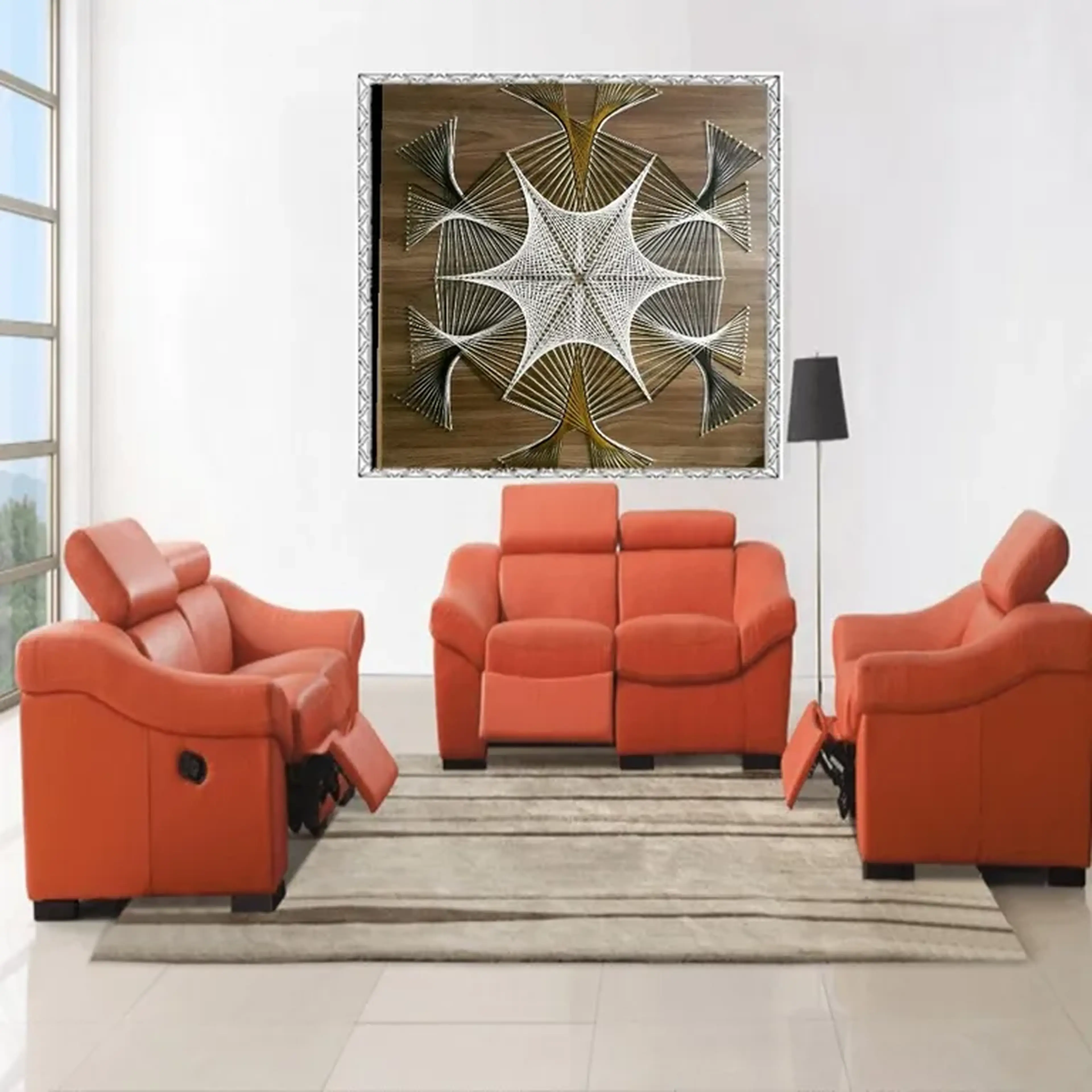 Quadro Fractal Brown Space Virus imagem