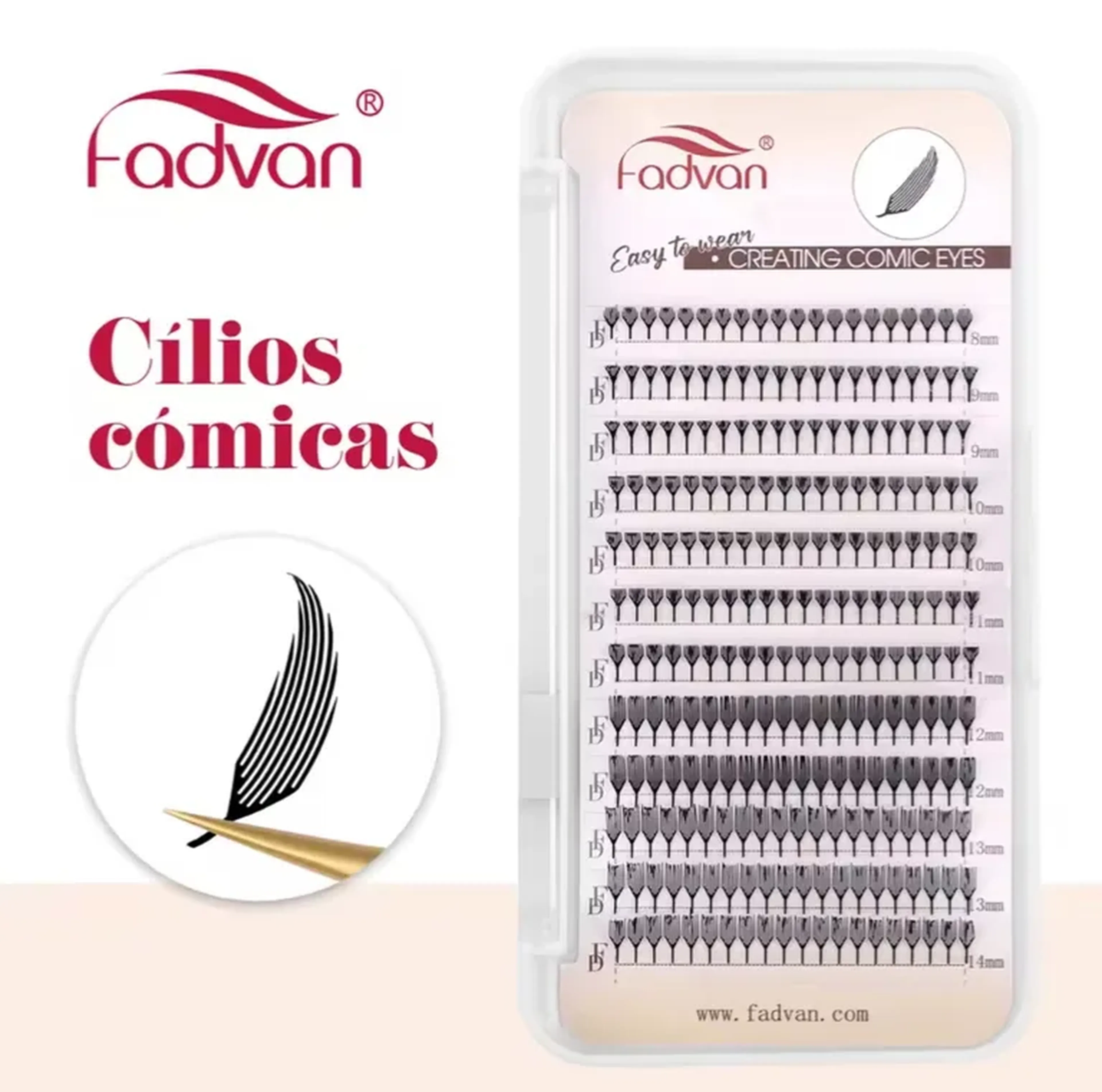 Cílios Spire Fadvan Mix [Cód:0380] imagem