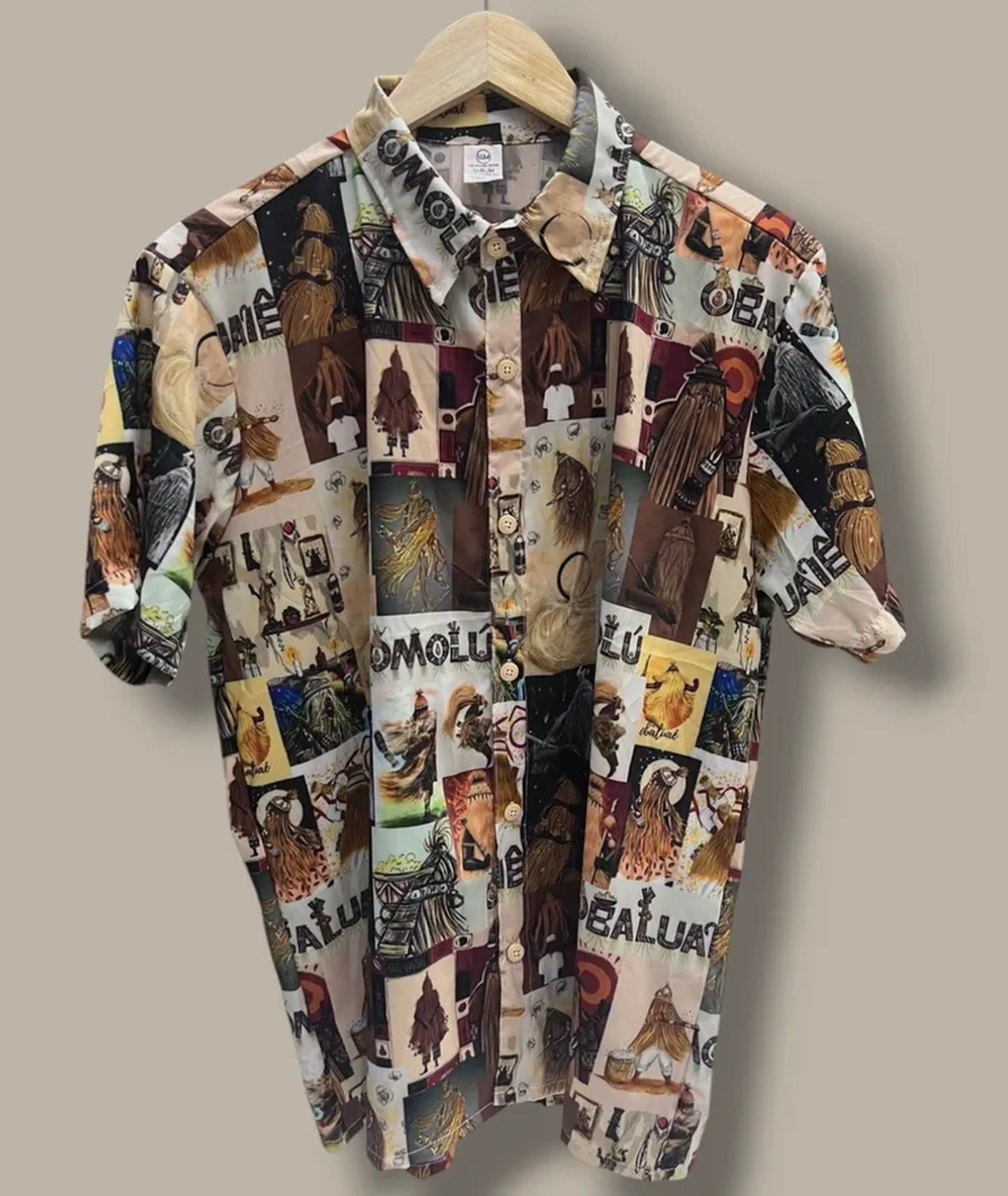 Camisa omolu - Obaluaê imagem