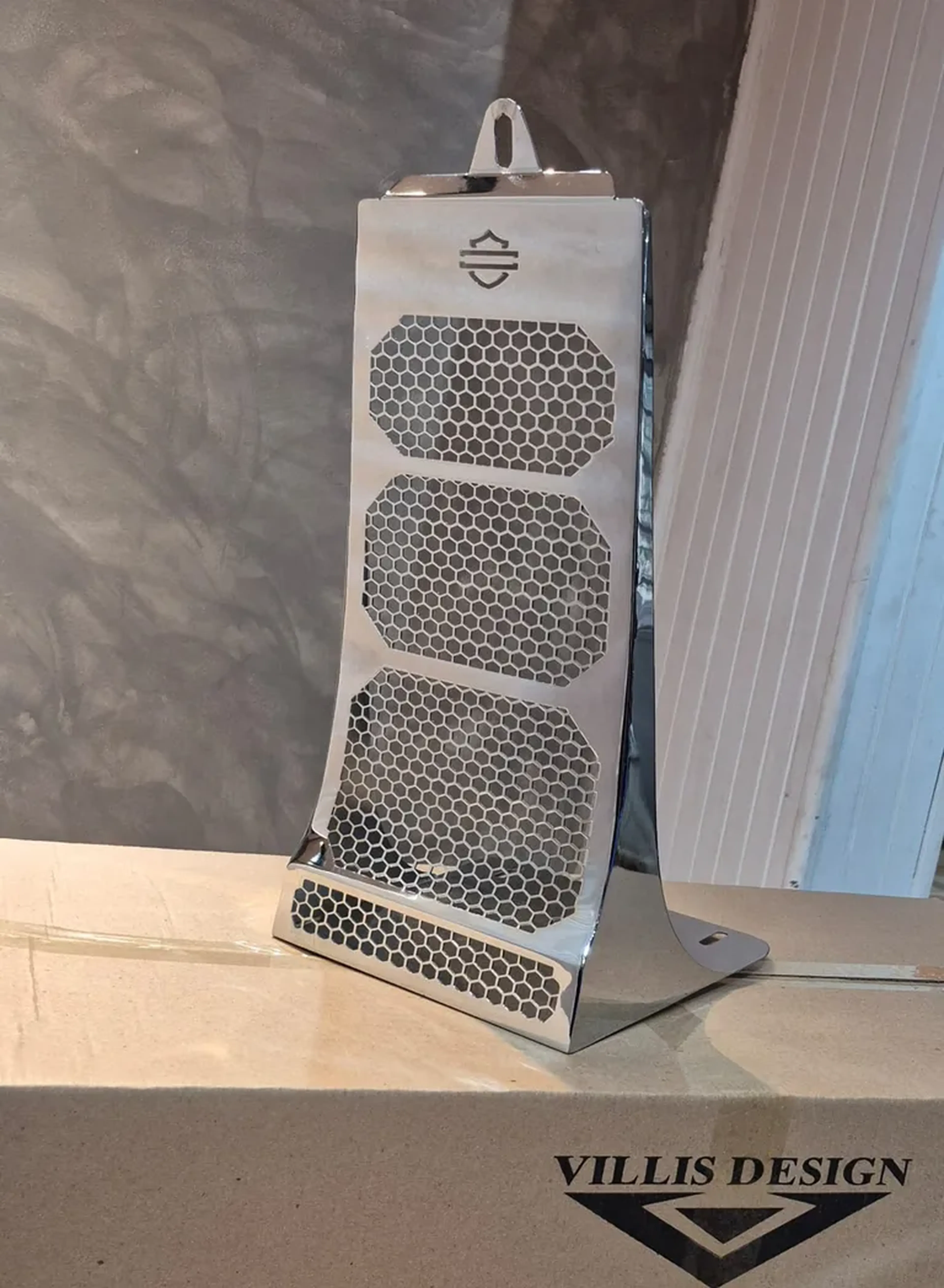 Protetor de Radiador Softail 2018 até 2026 Inox ou cromado. imagem