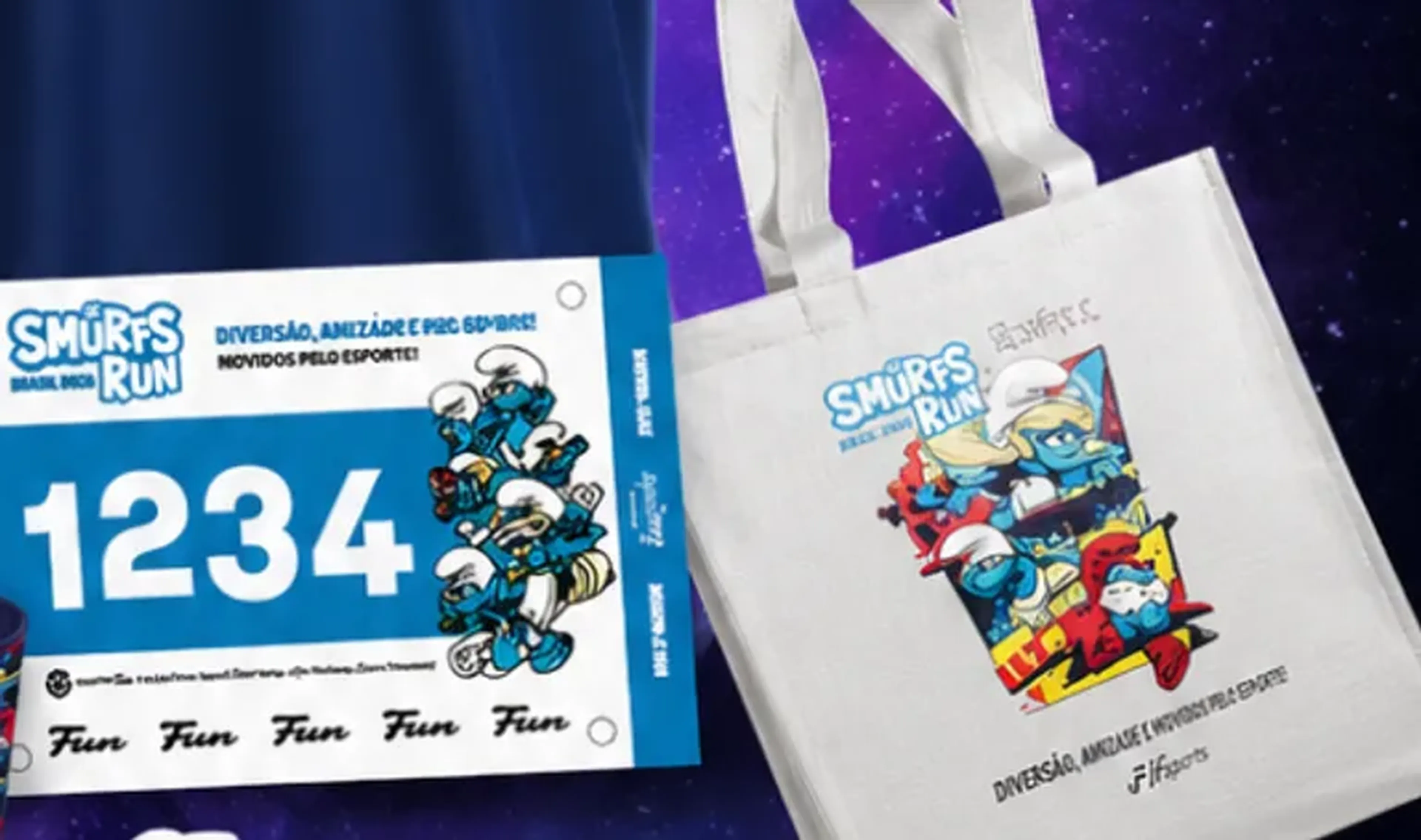 SMURF RUN - KIT PARTICIPAÇÃO imagem