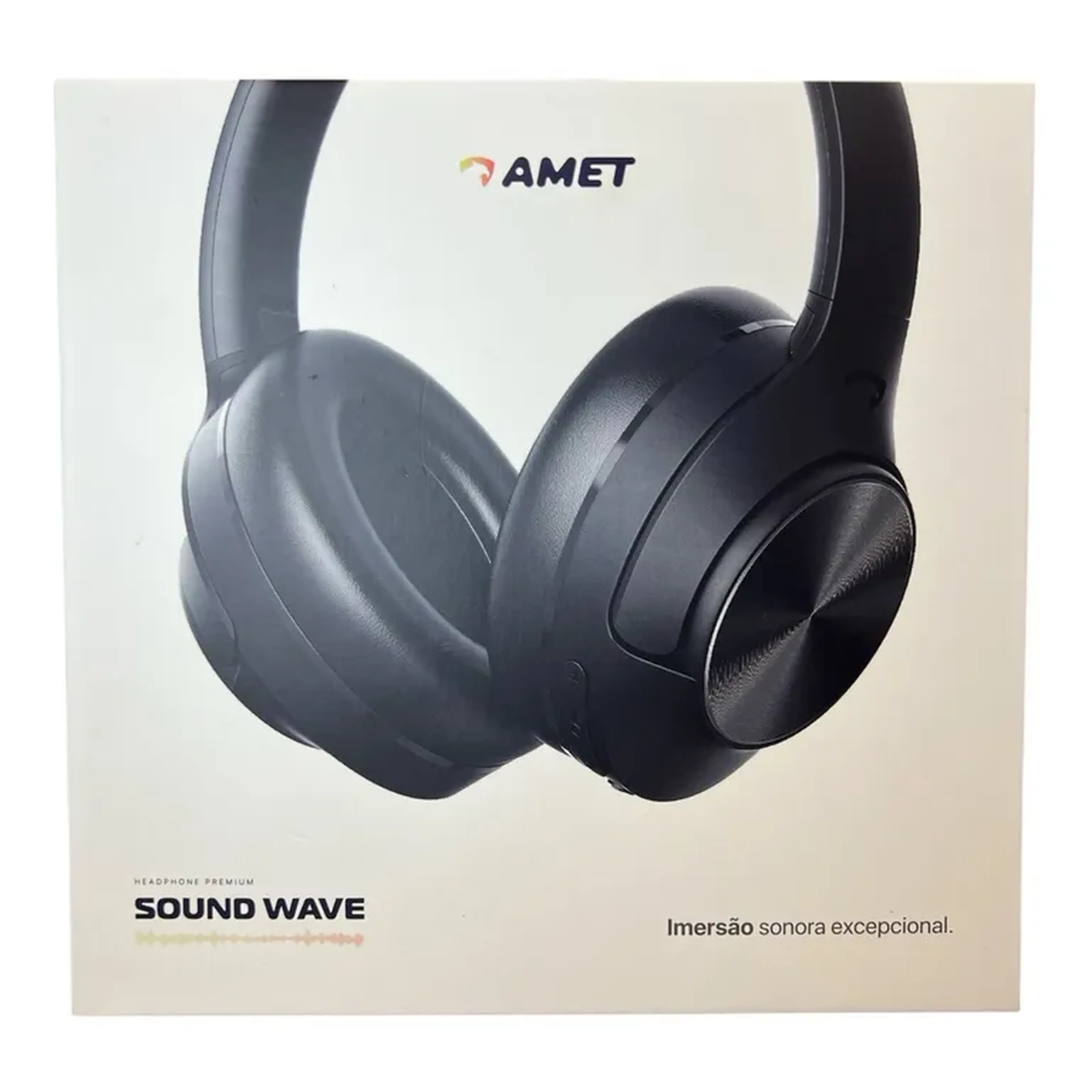 Fone de ouvido sem fio AMET Sound Wave imagem
