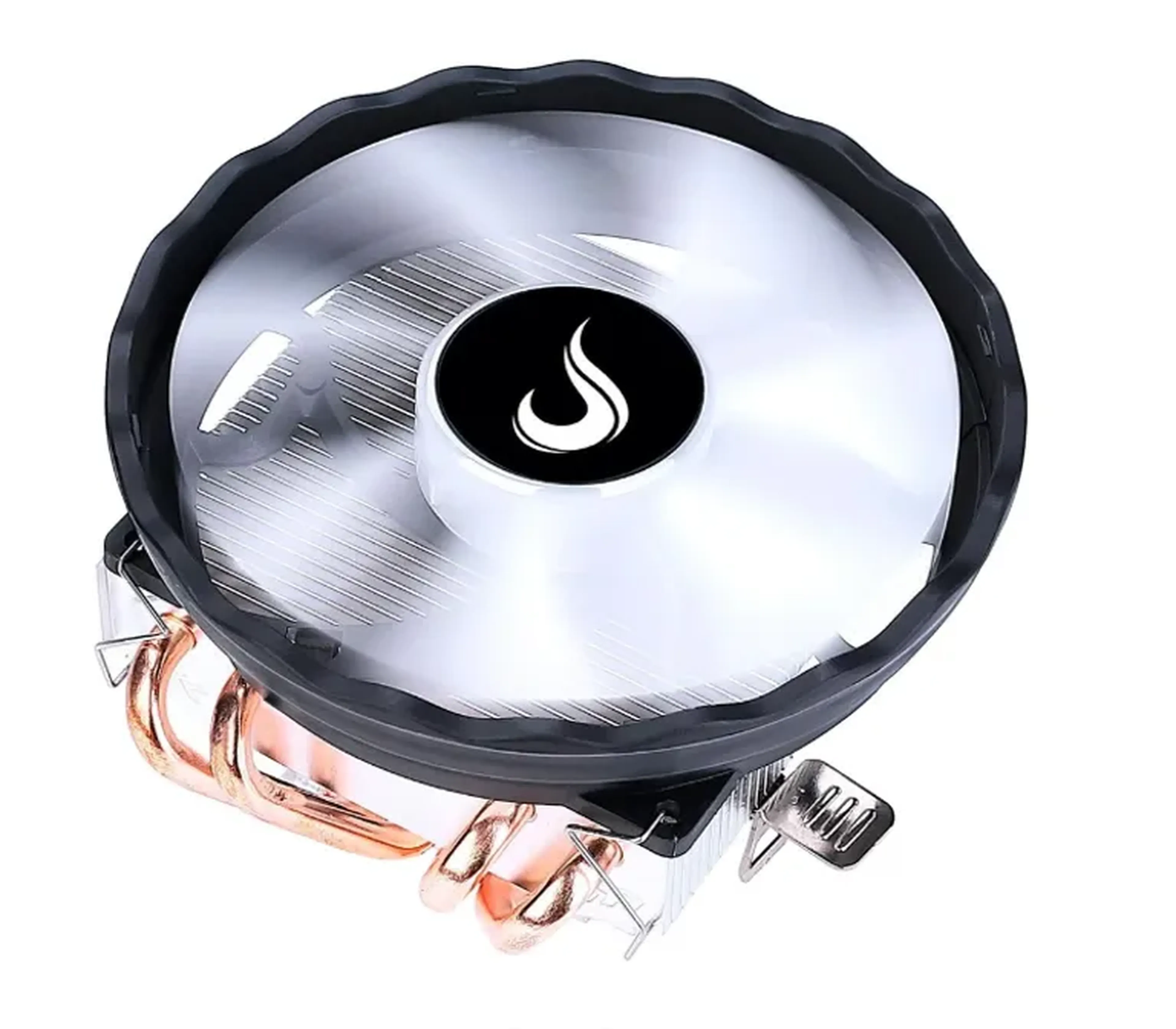 Air Cooler Rise Mode X5, AMD-Intel, 120mm, Preto e Branco imagem