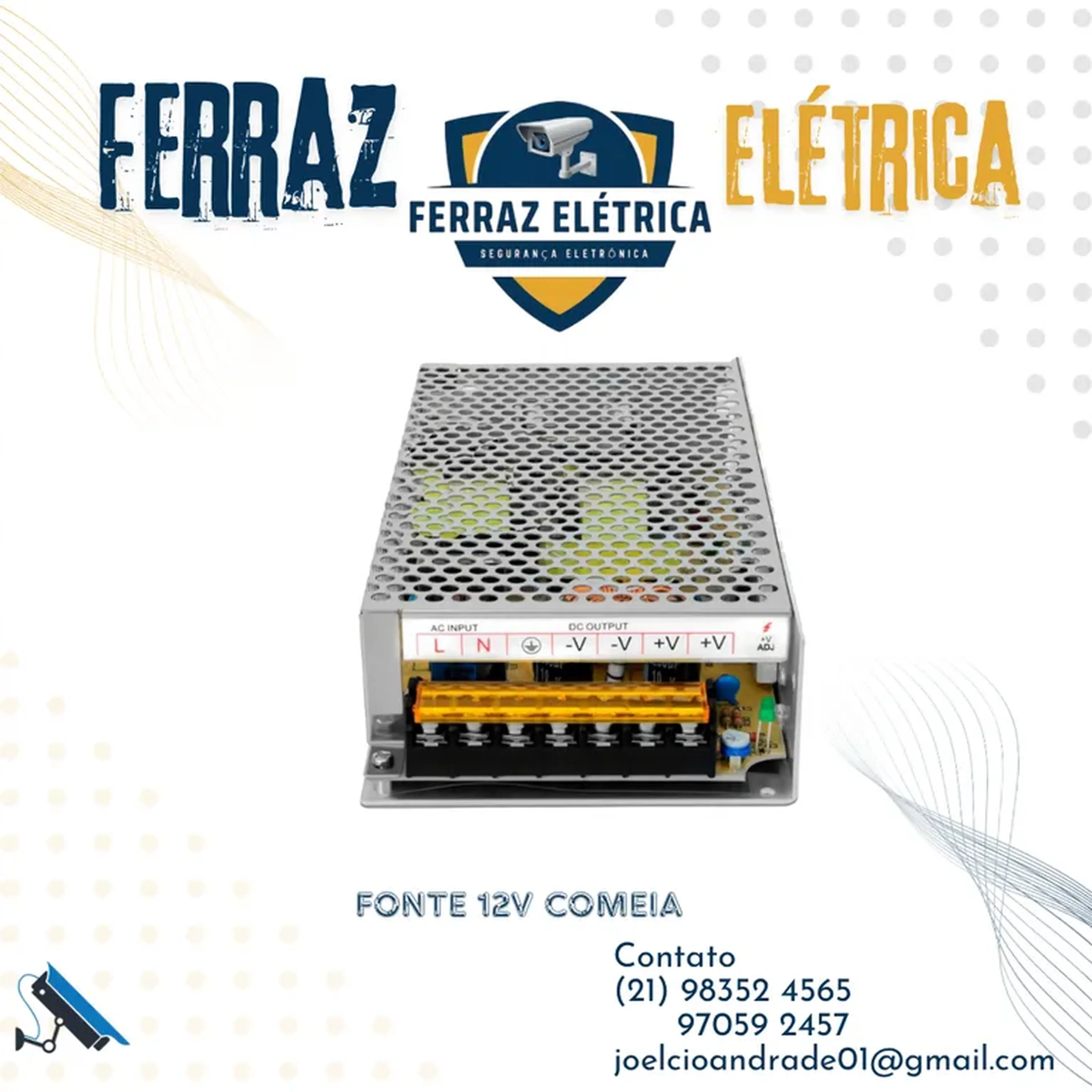 Fonte 12v comeia imagem