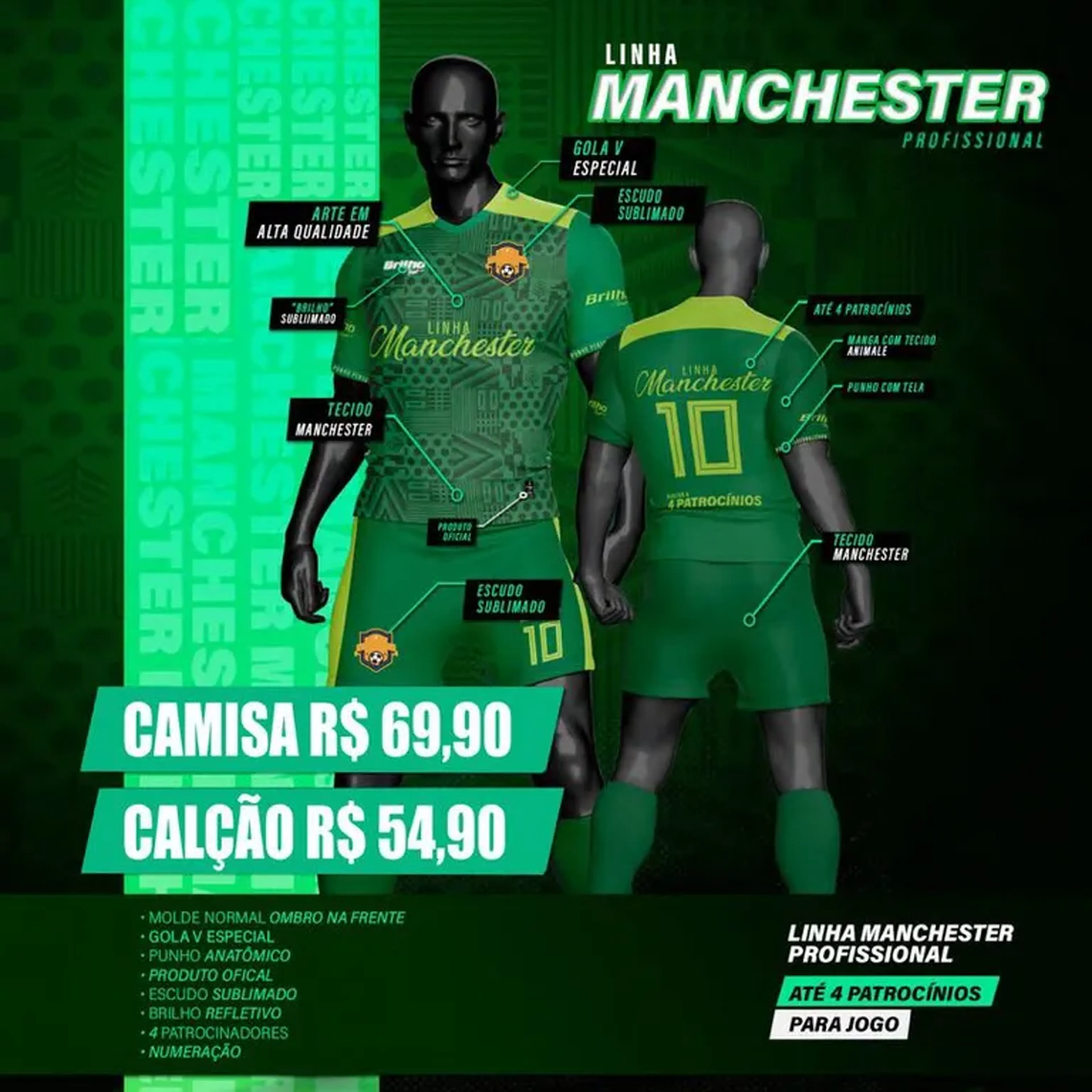 Camisa e Short Esportivo imagem