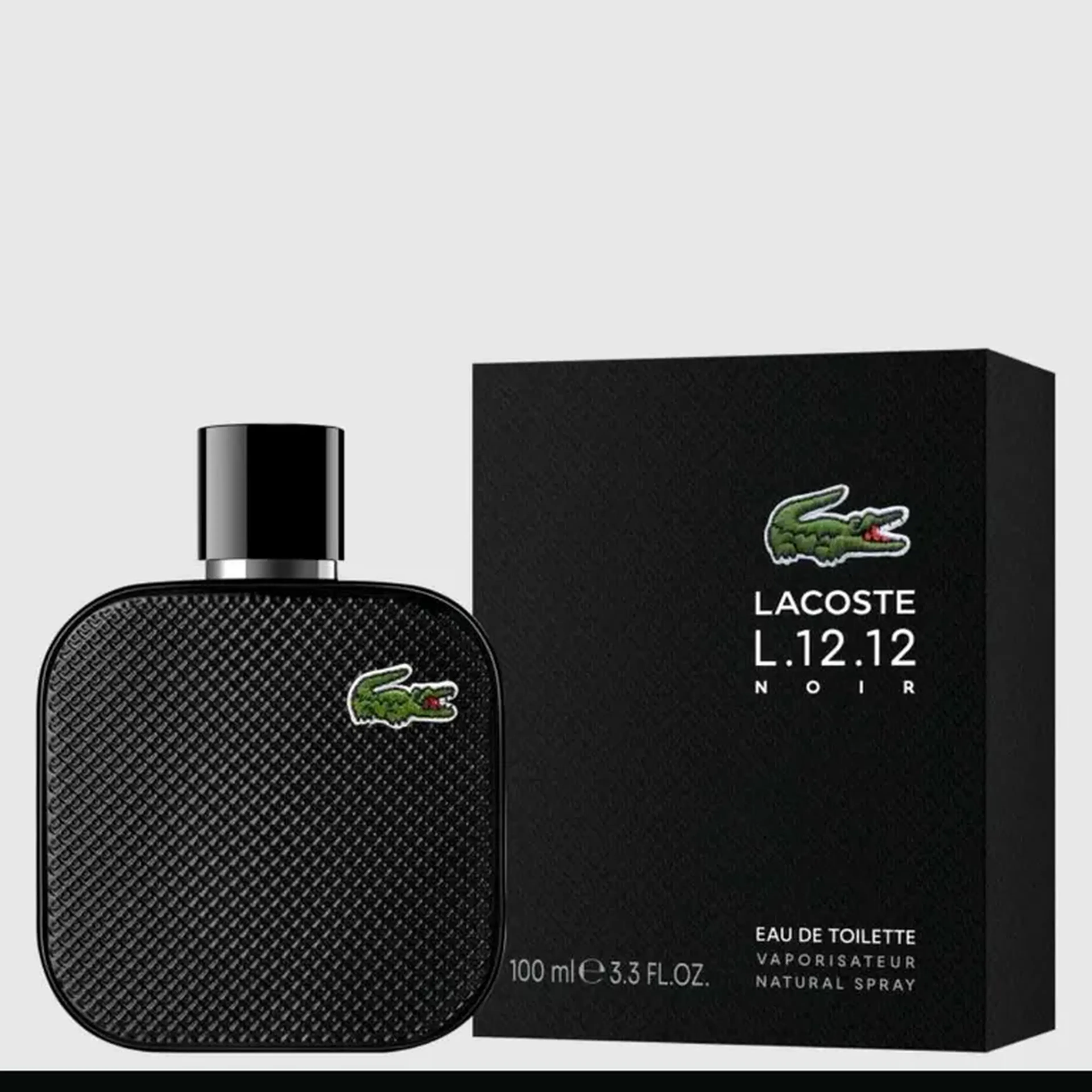 Perfume Lacoste L.12.12 Noir Edt Masculino 100ml Original imagem