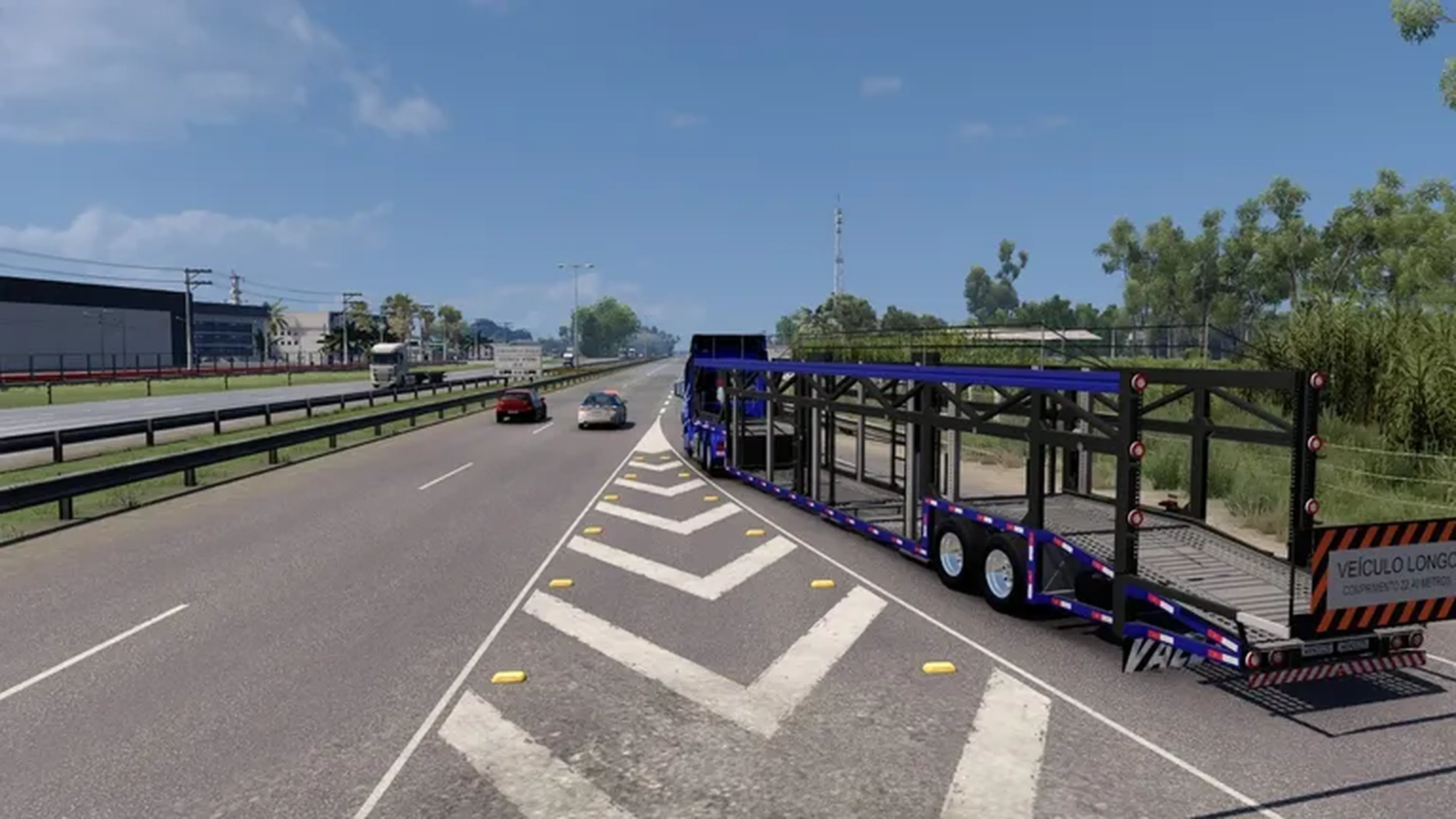 Conjunto Scania grafitada+cegonha imagem