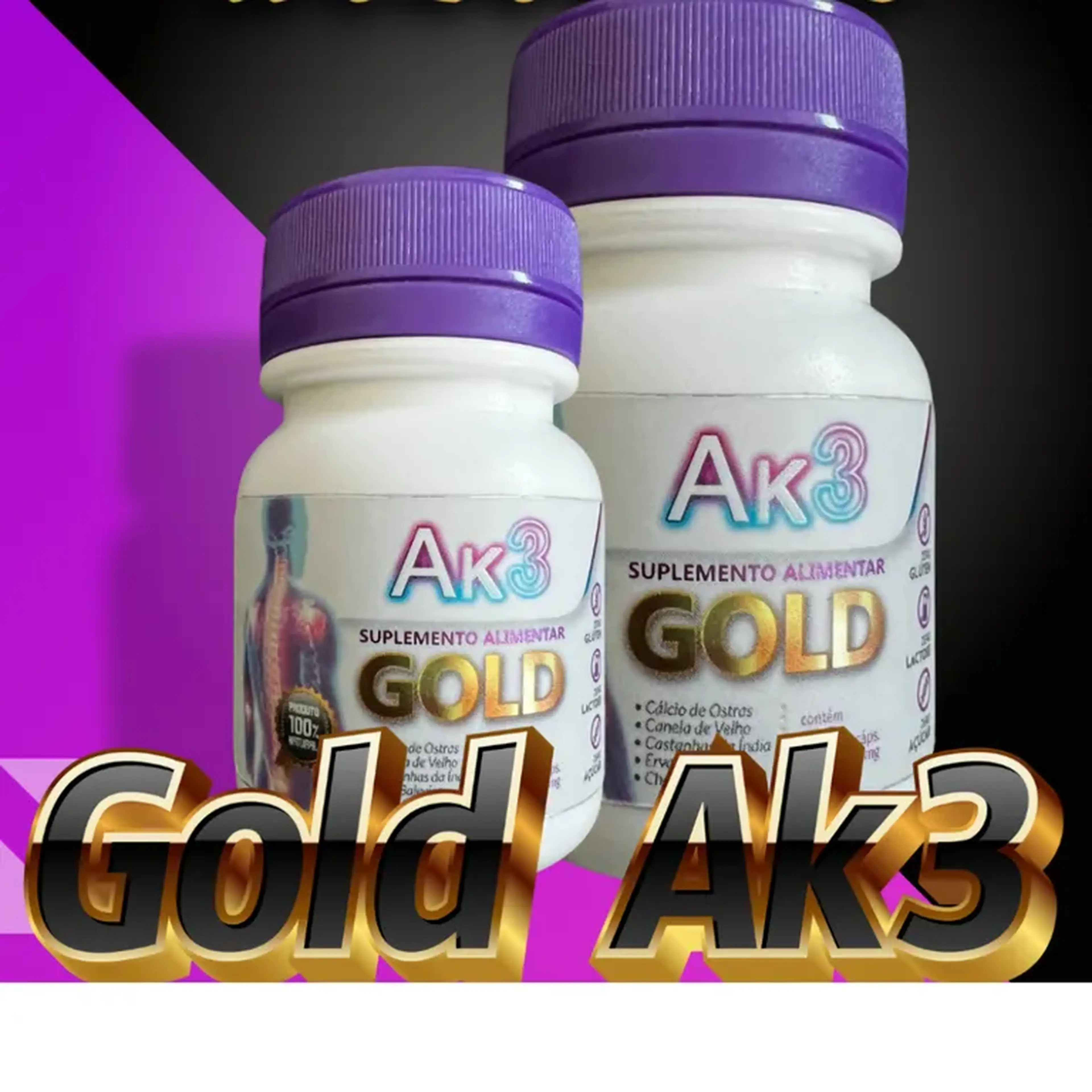 Gold AK3 - kit 2 unidades imagem