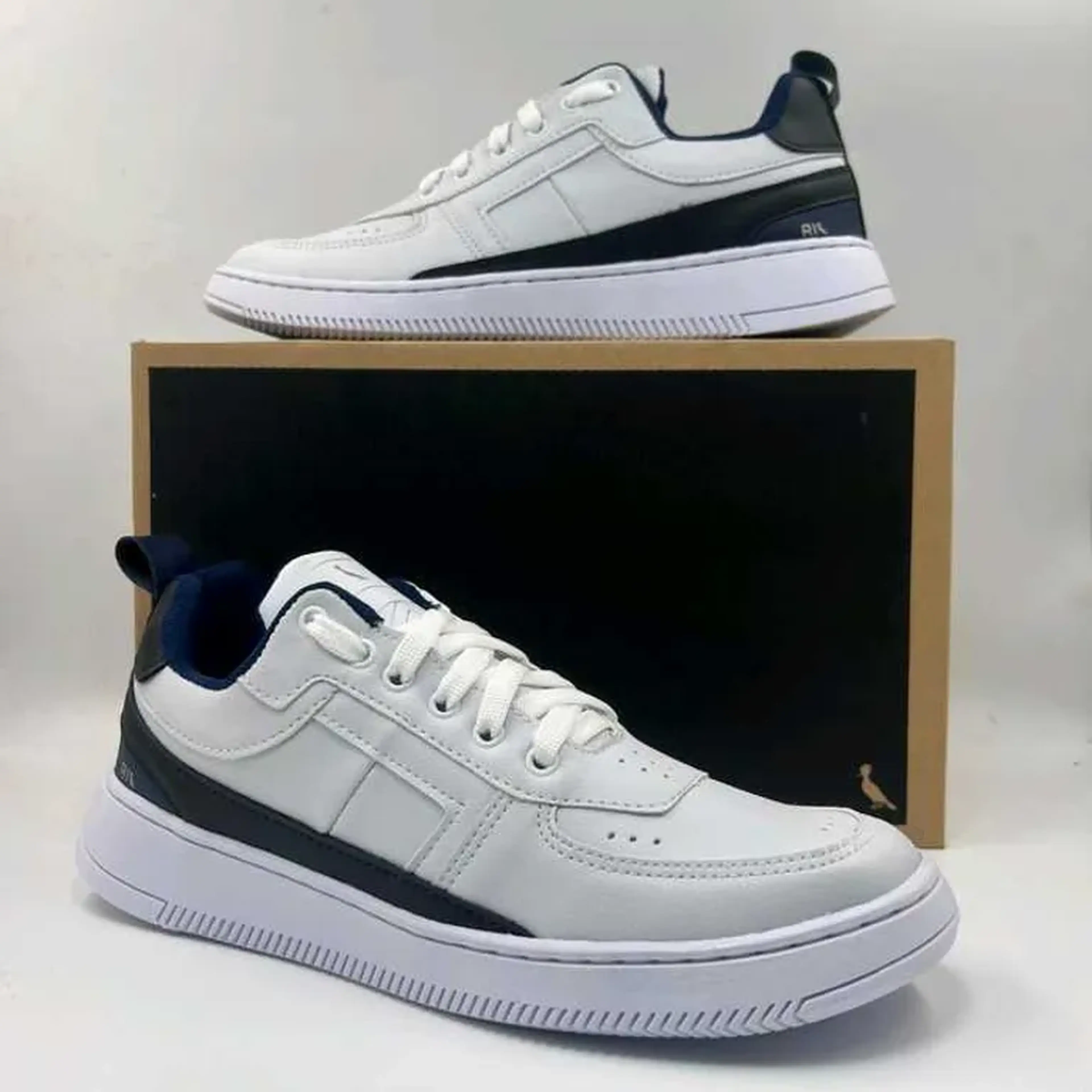 Sapato Reserva Masculino - (Linha Premium) x Branco Marinho imagem