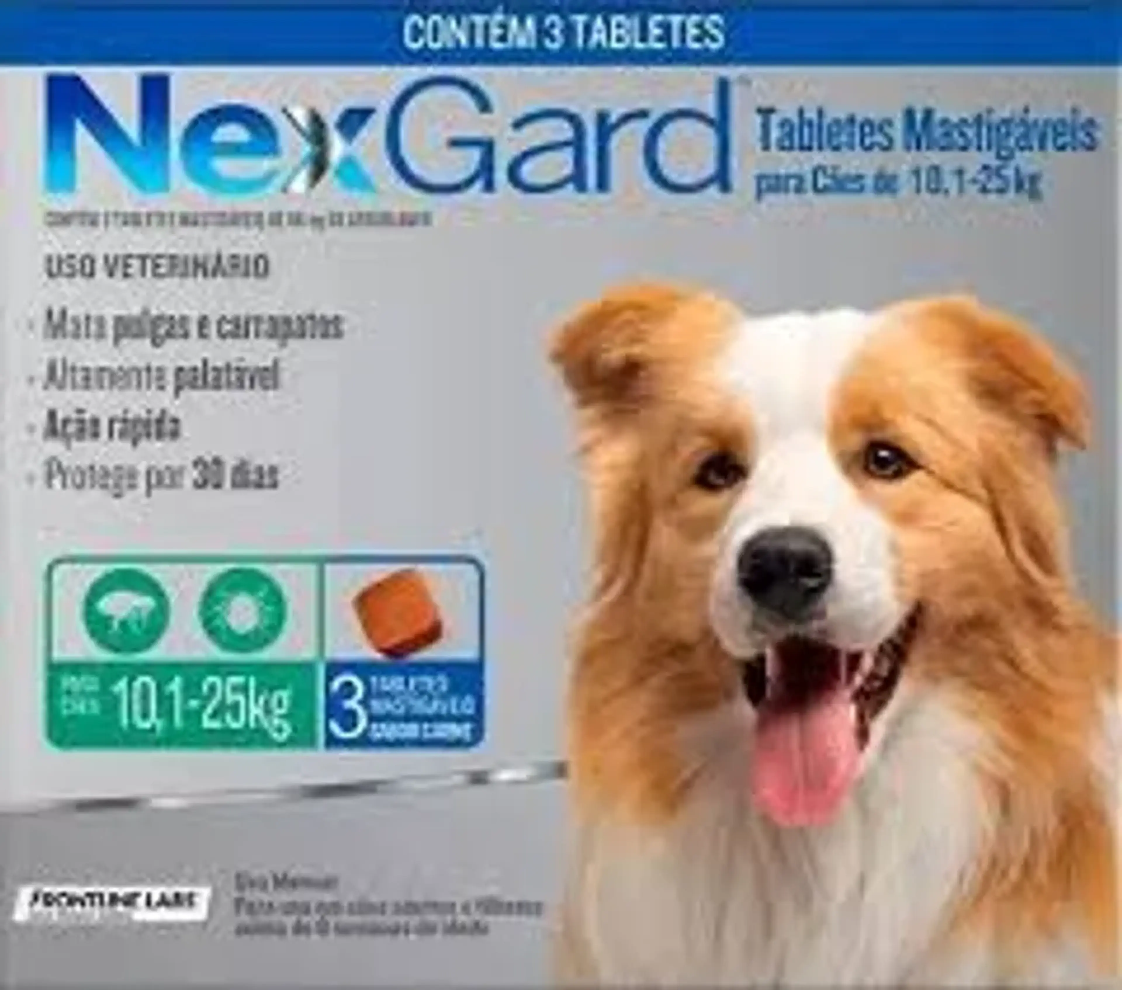 Nexgard 10 - 25kg - 1 comprimido imagem
