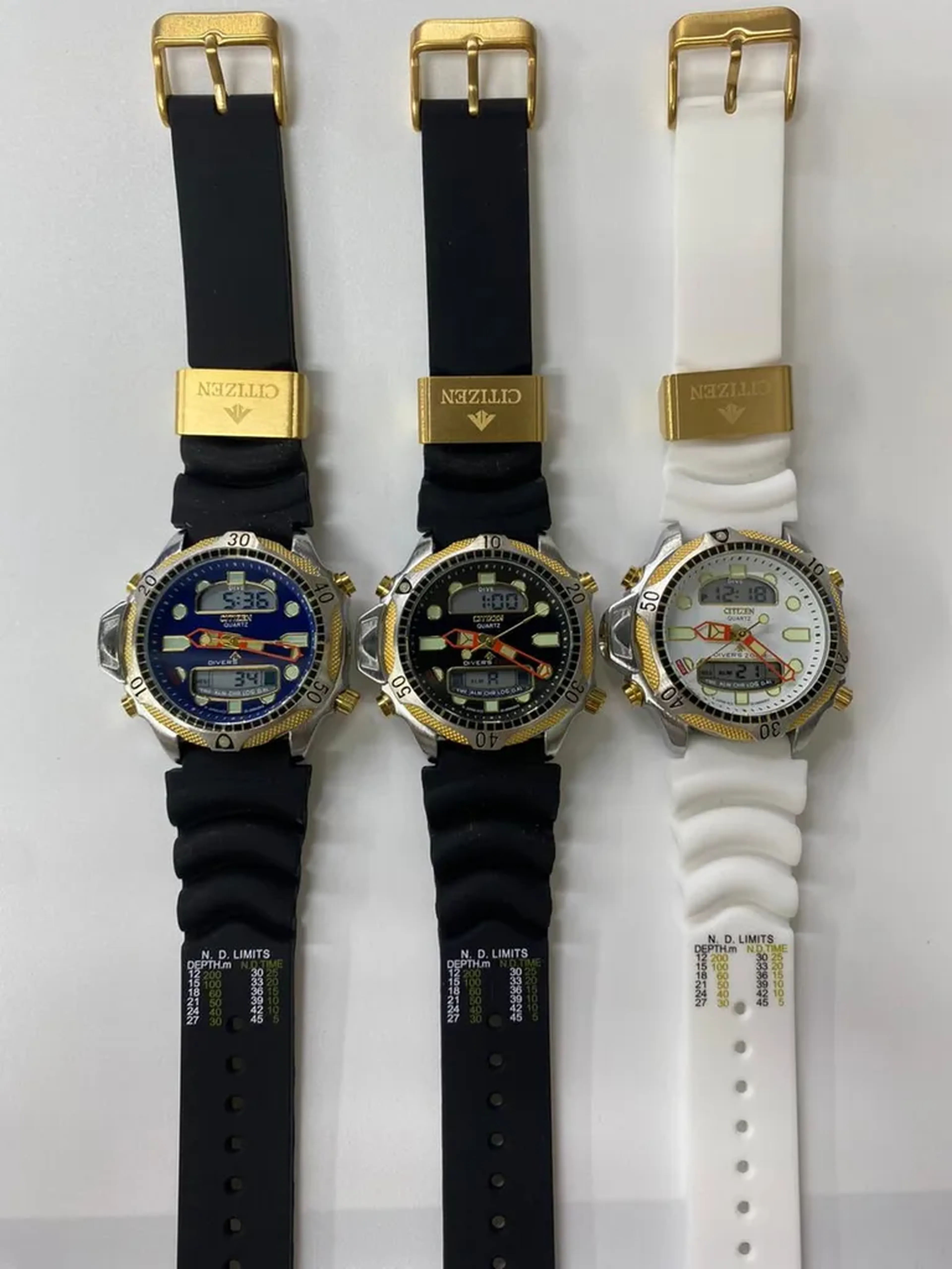 Citzen aqualand c500 Série ouro aprova dágua imagem