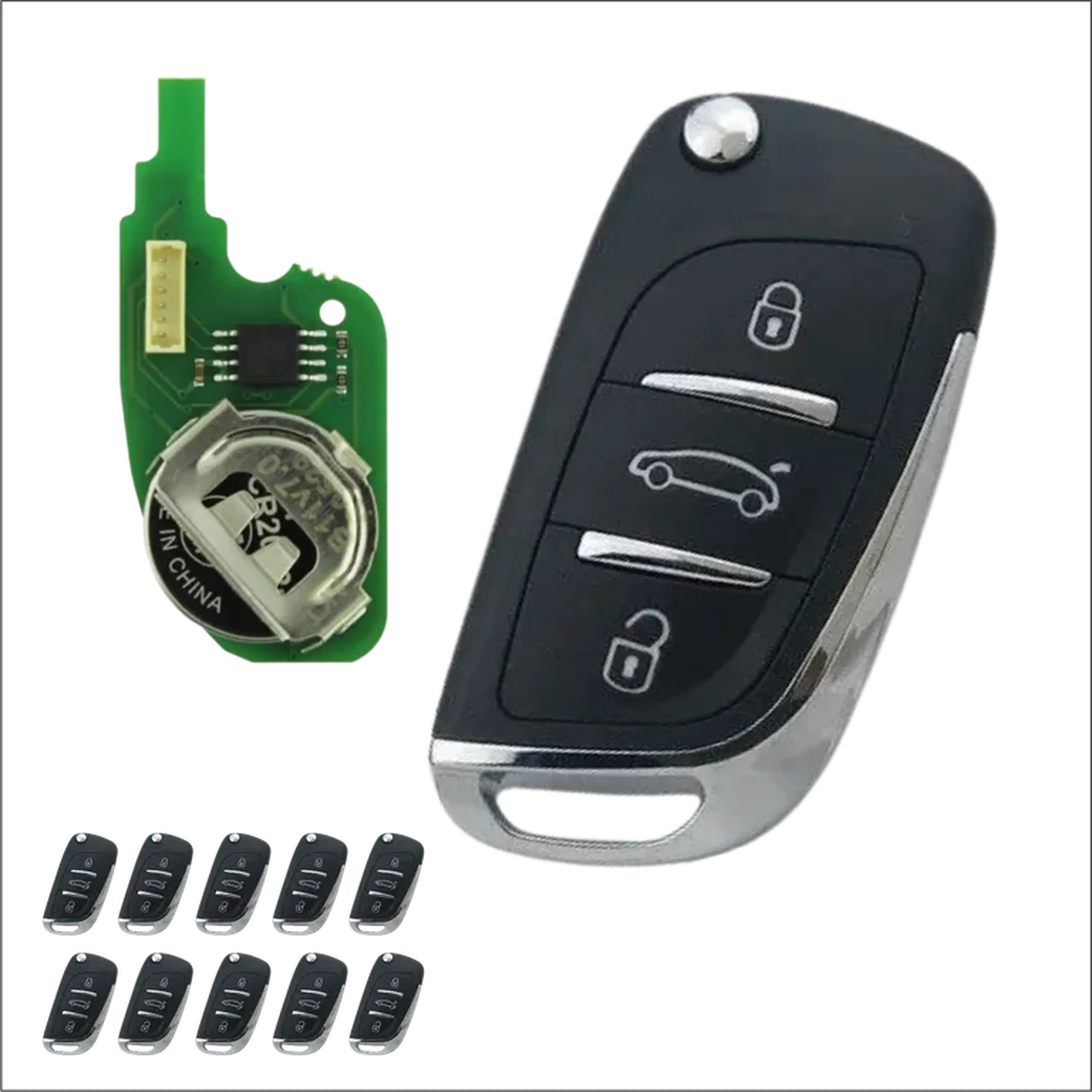 KIT 10 CHAVES CANIVETE KD - B11 imagem