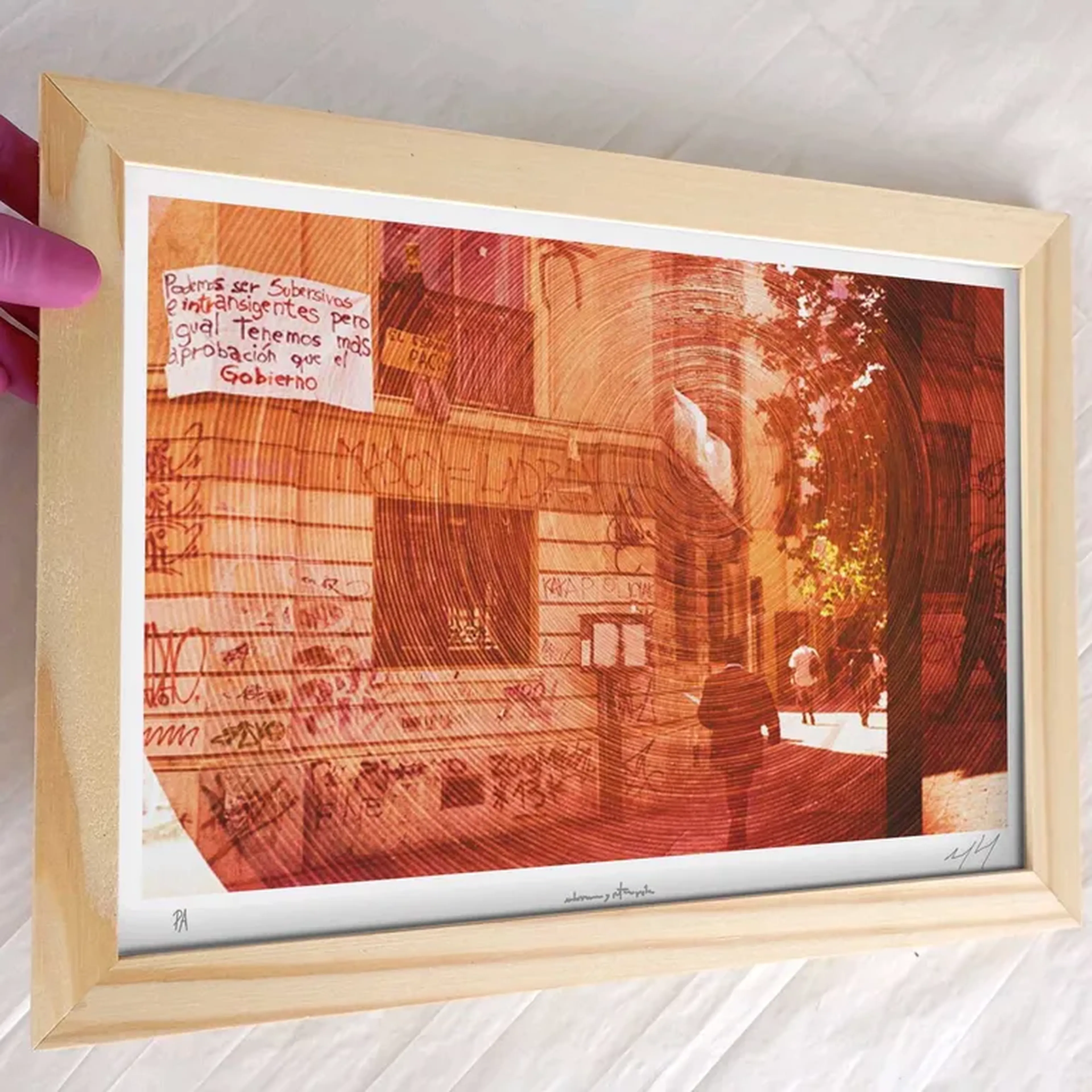 Palávoras - Subversivos - 21x30 cm moldura plana imagem