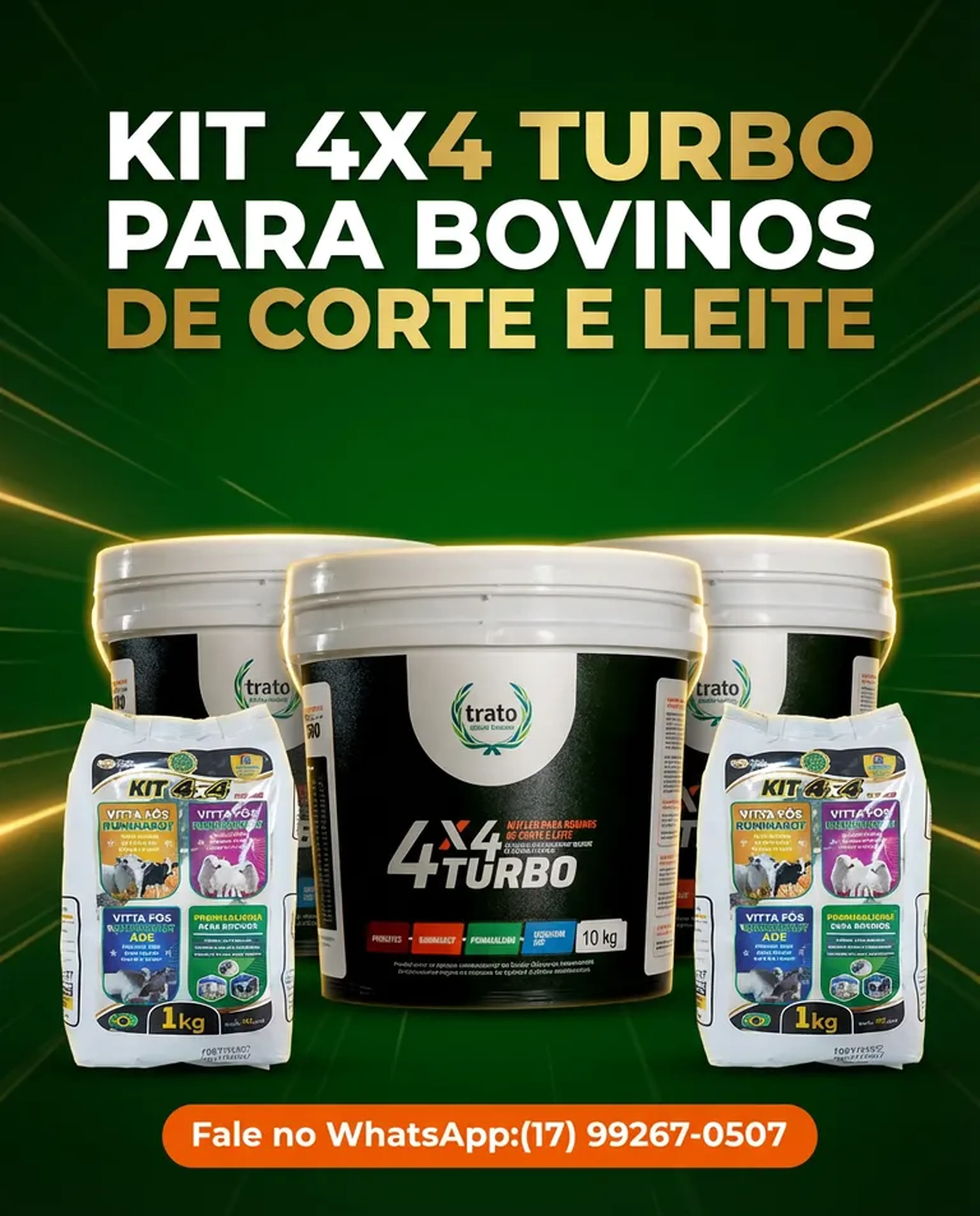 KIT 4X4 TURBO NÚCLEO PARA BOVINOS imagem