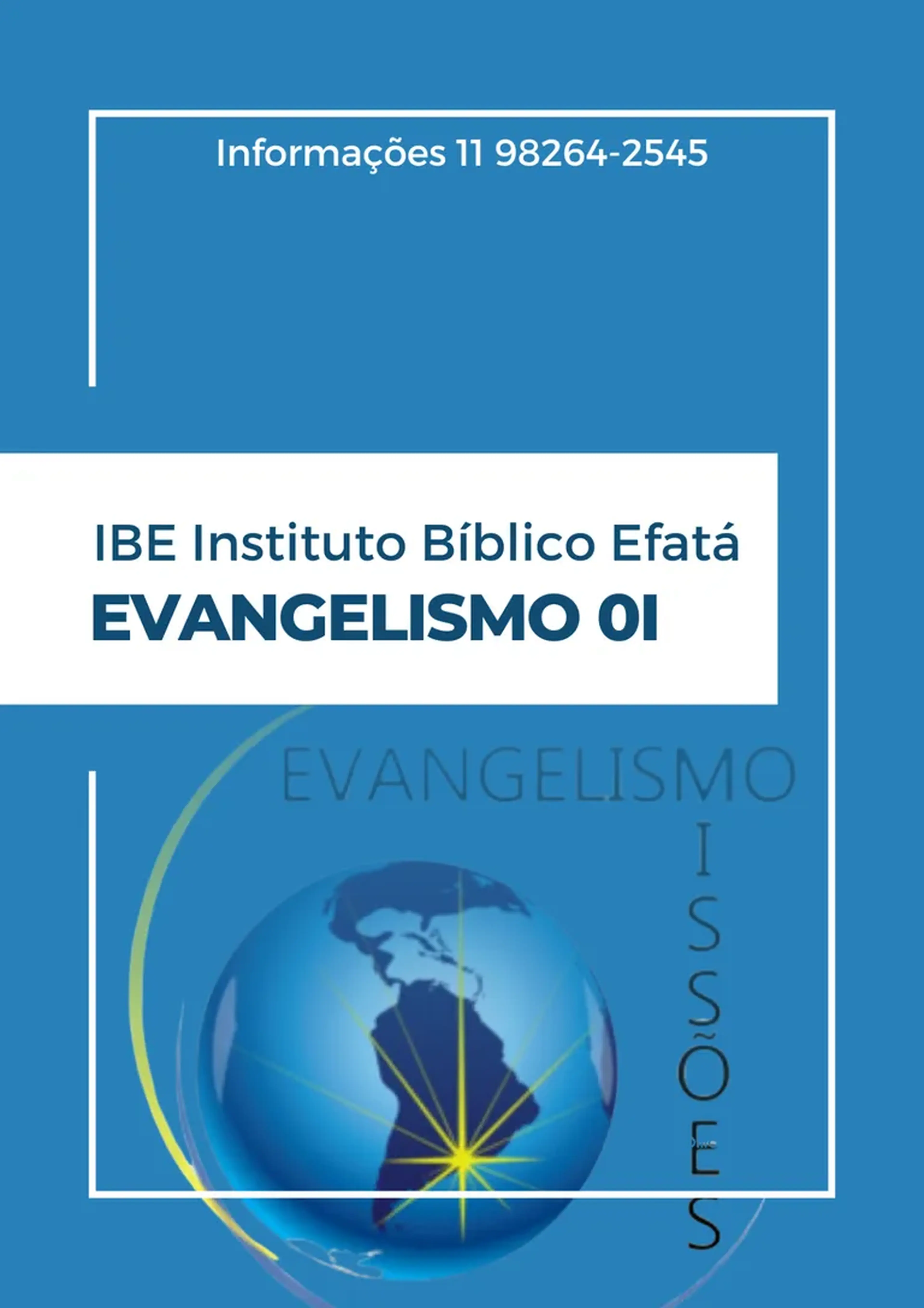 Evangelismo 0I (apostila) imagem