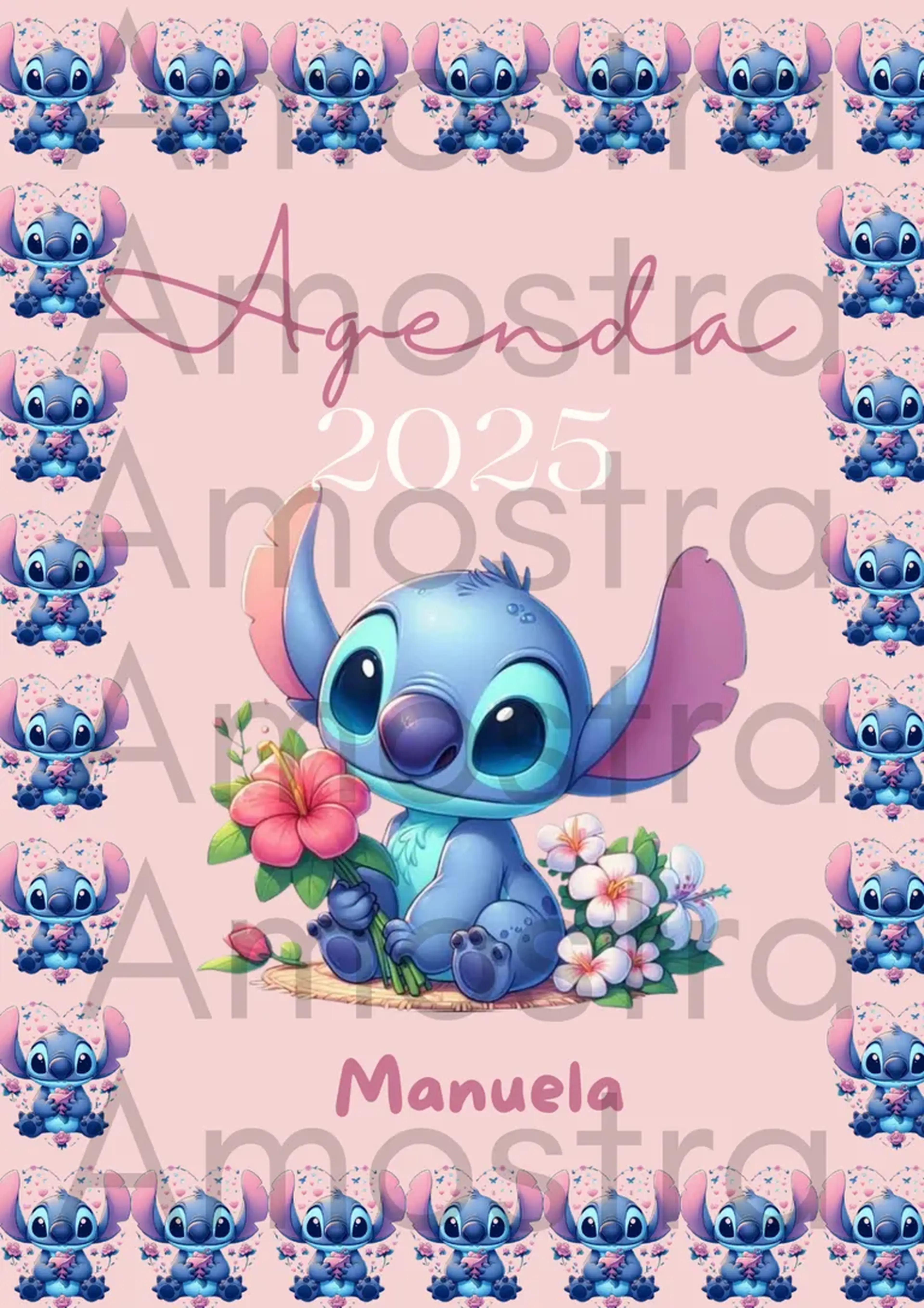 Agenda Stitch - Arquivo Digital imagem