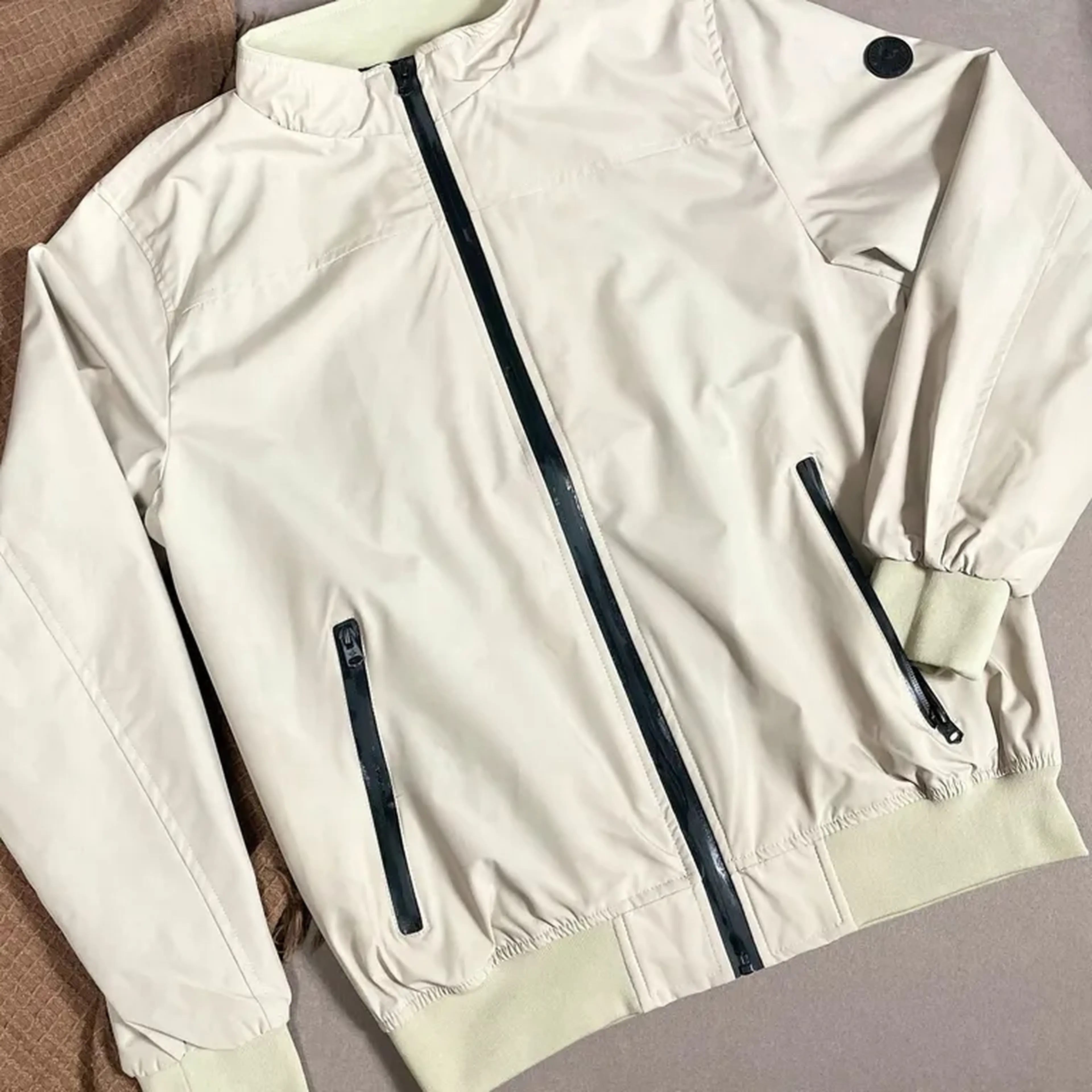 Jaqueta taslon casual masculina imagem