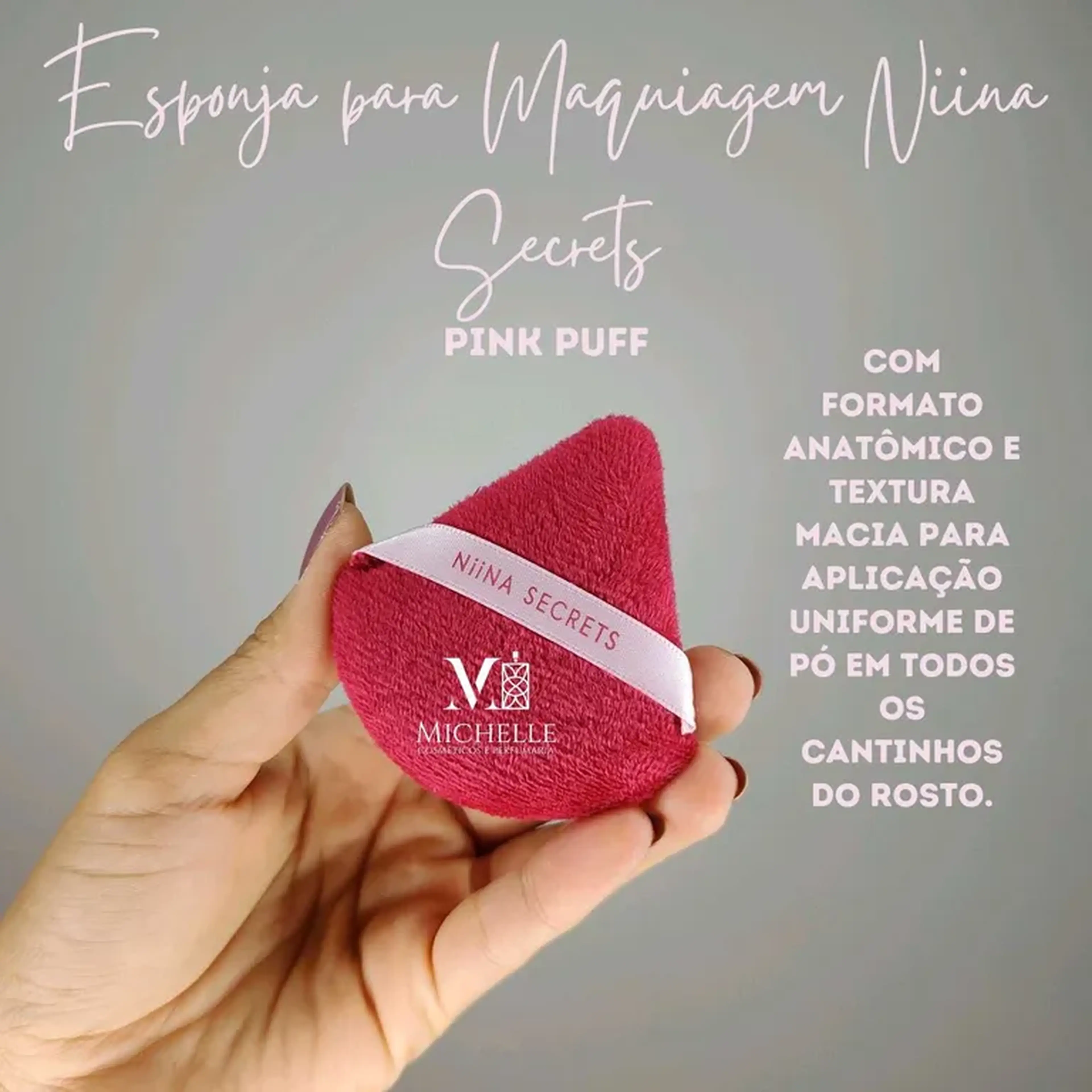 NIINA SECRETS: esponjinha pink puff imagem