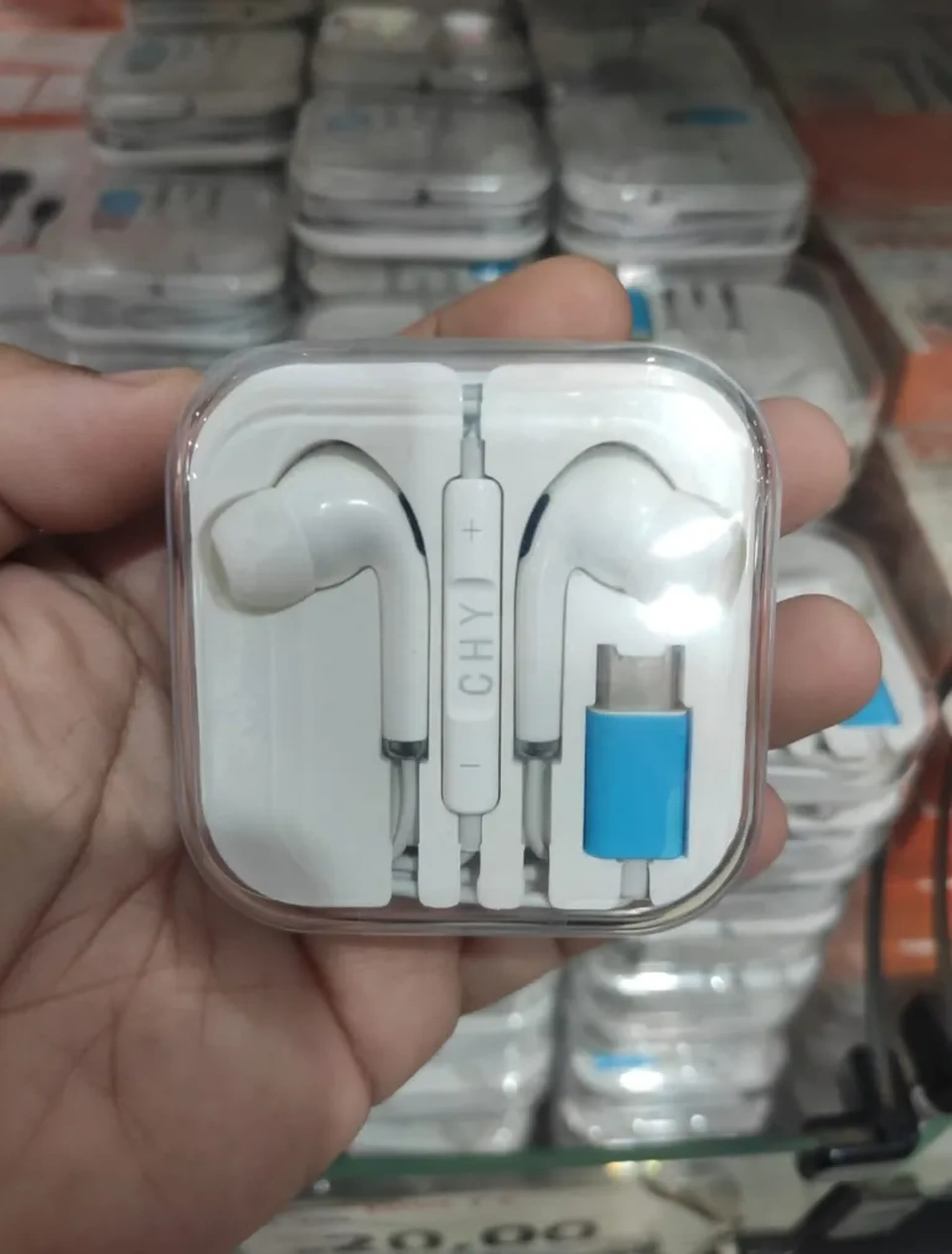 Fone de Ouvido Tipo C com microfone embutido imagem