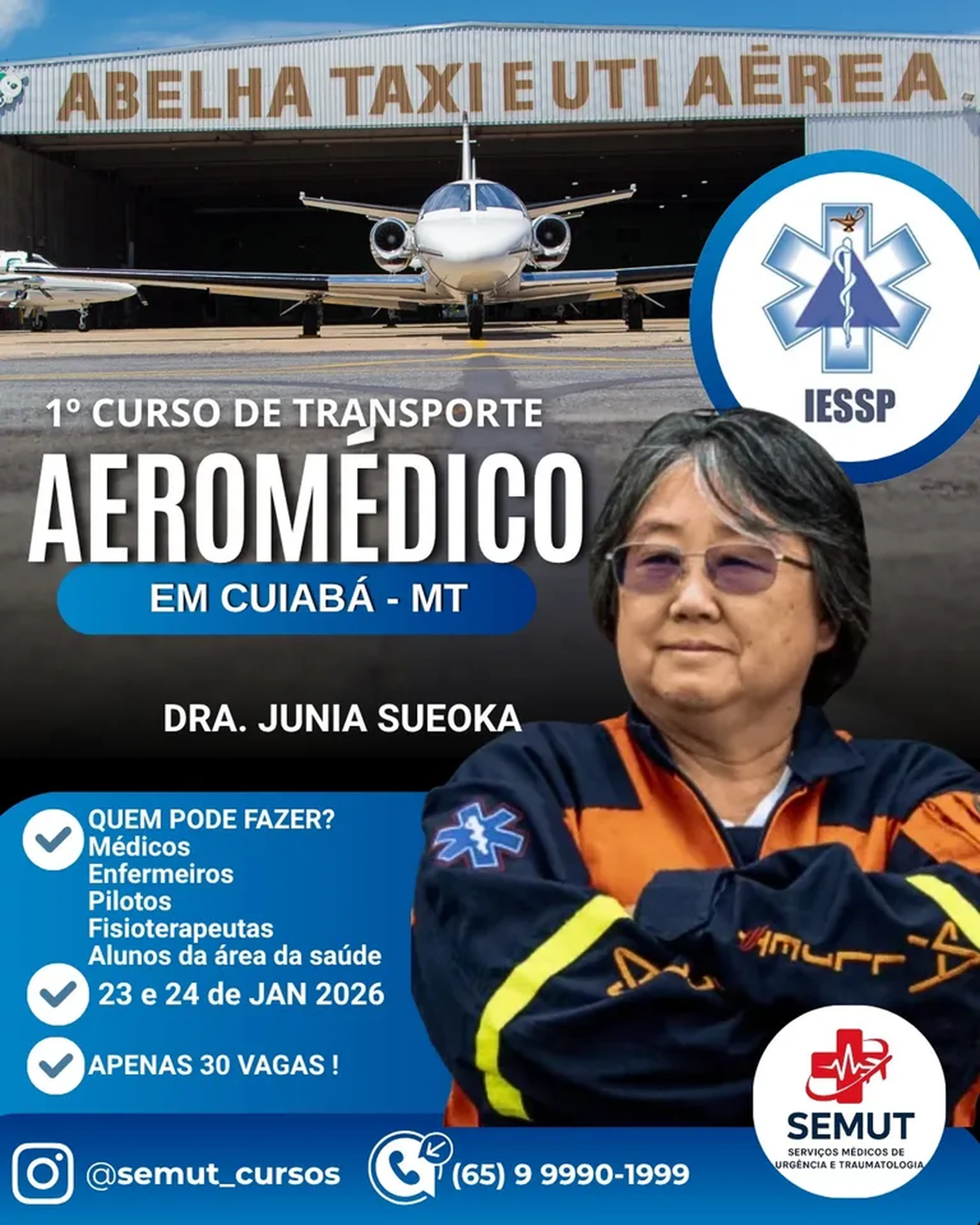 Curso de Transporte Aeromédico imagem