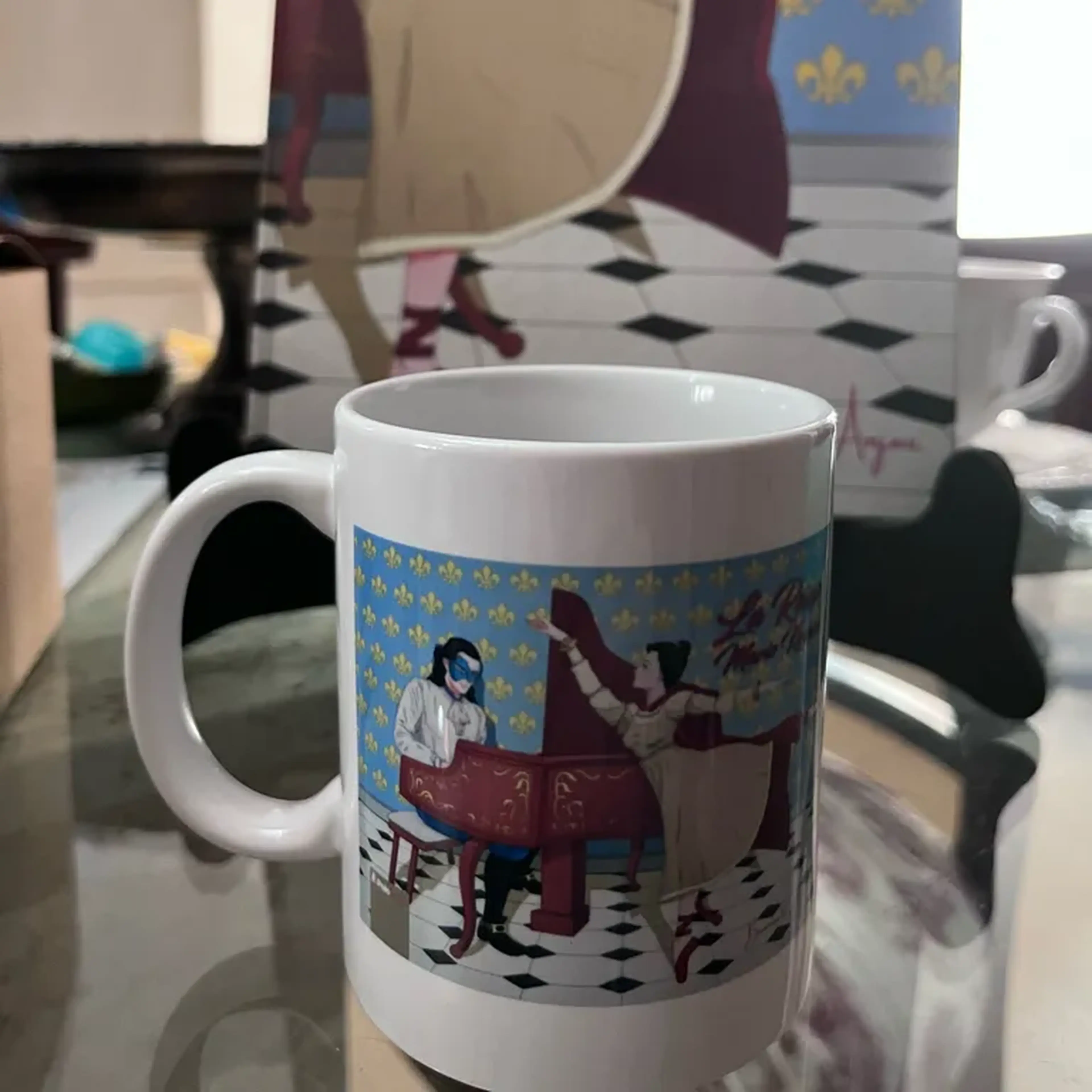 caneca luxo capa do livro imagem