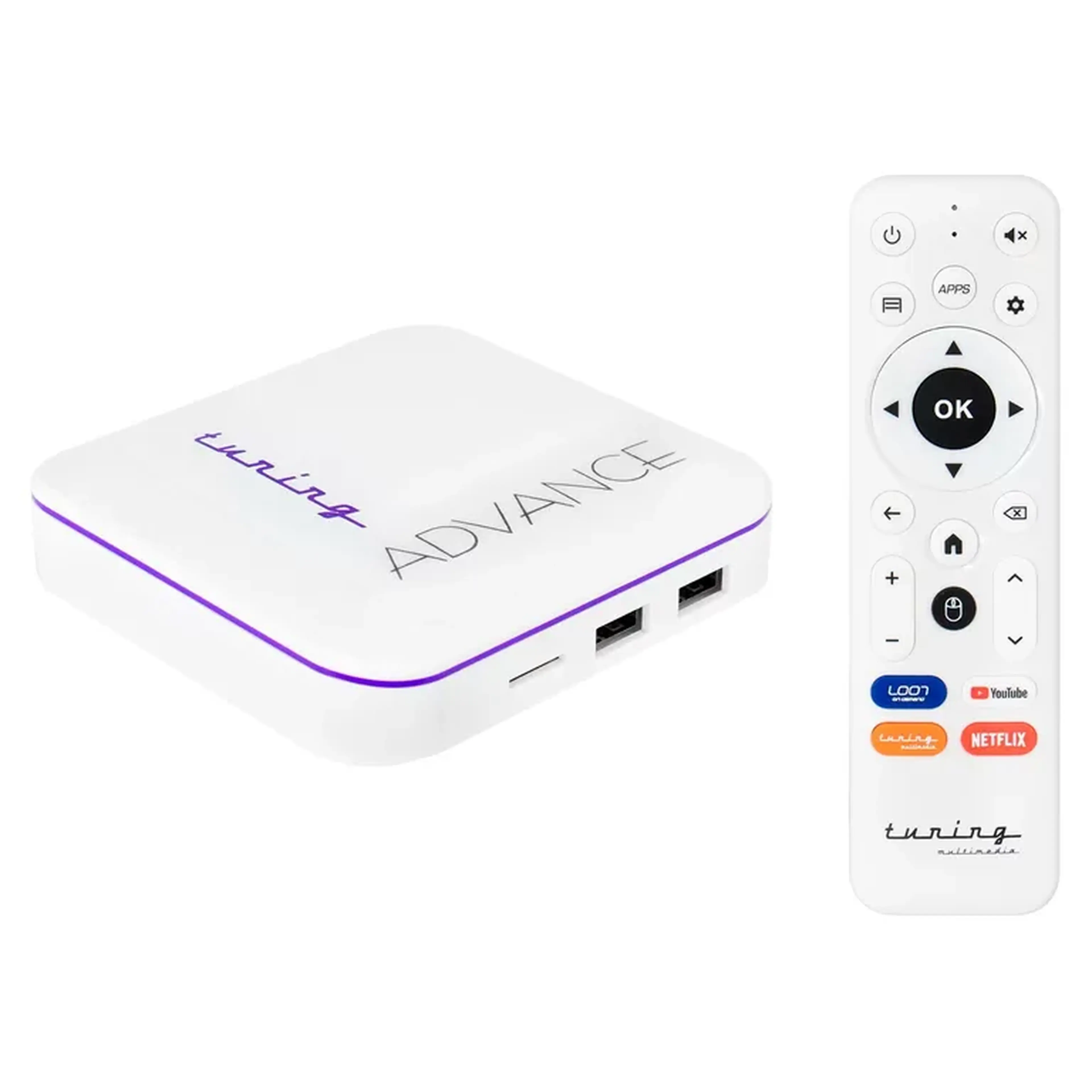 Receptor Tuning Advance-W 4K 16GB 2GB RAM Wi-Fi - imagem