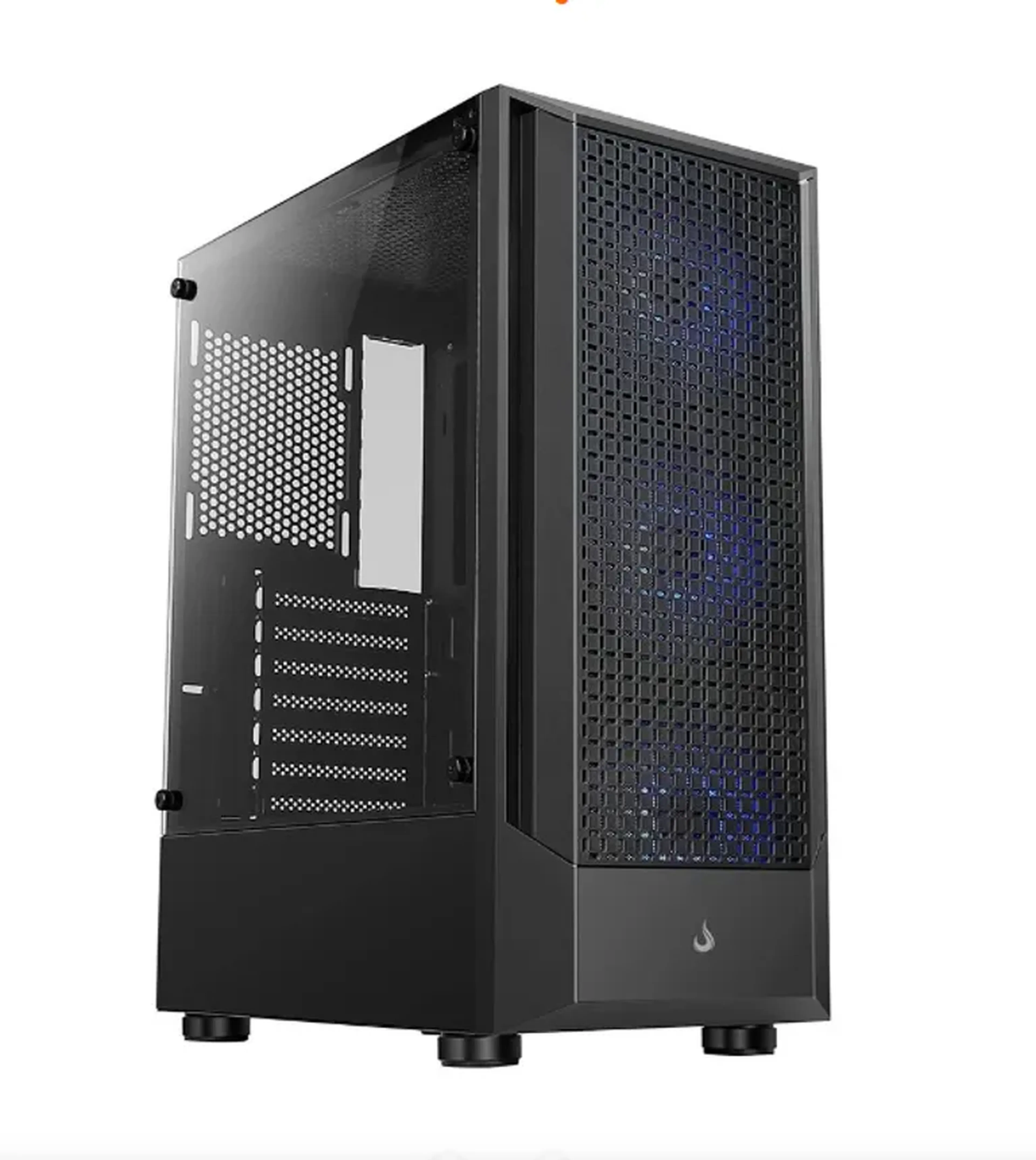 Gabinete Gamer Rise Mode Wave Black, Mid Tower, Lateral em Vidro imagem