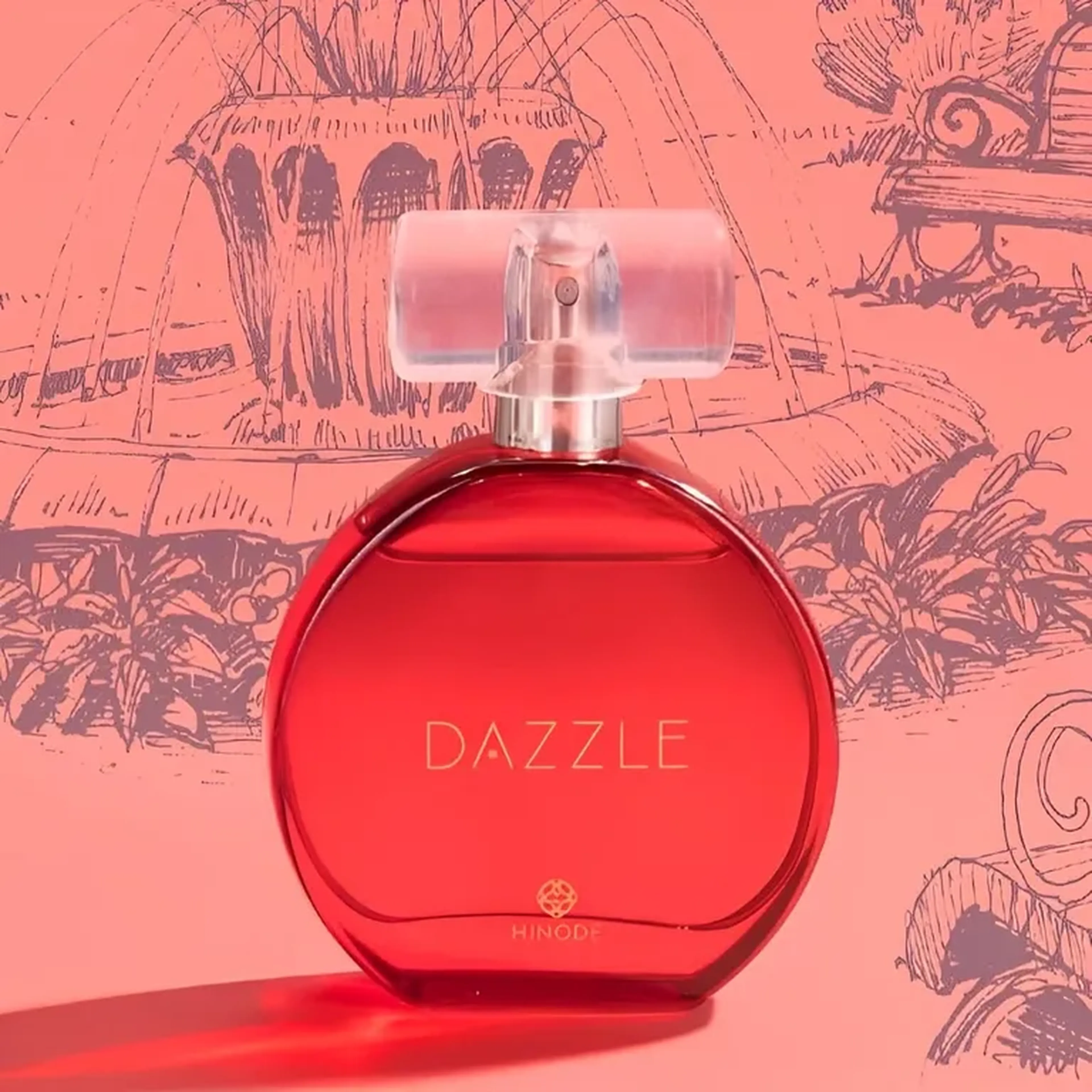 Dazzle Color Vermelho Deo Colônia 60ml imagem
