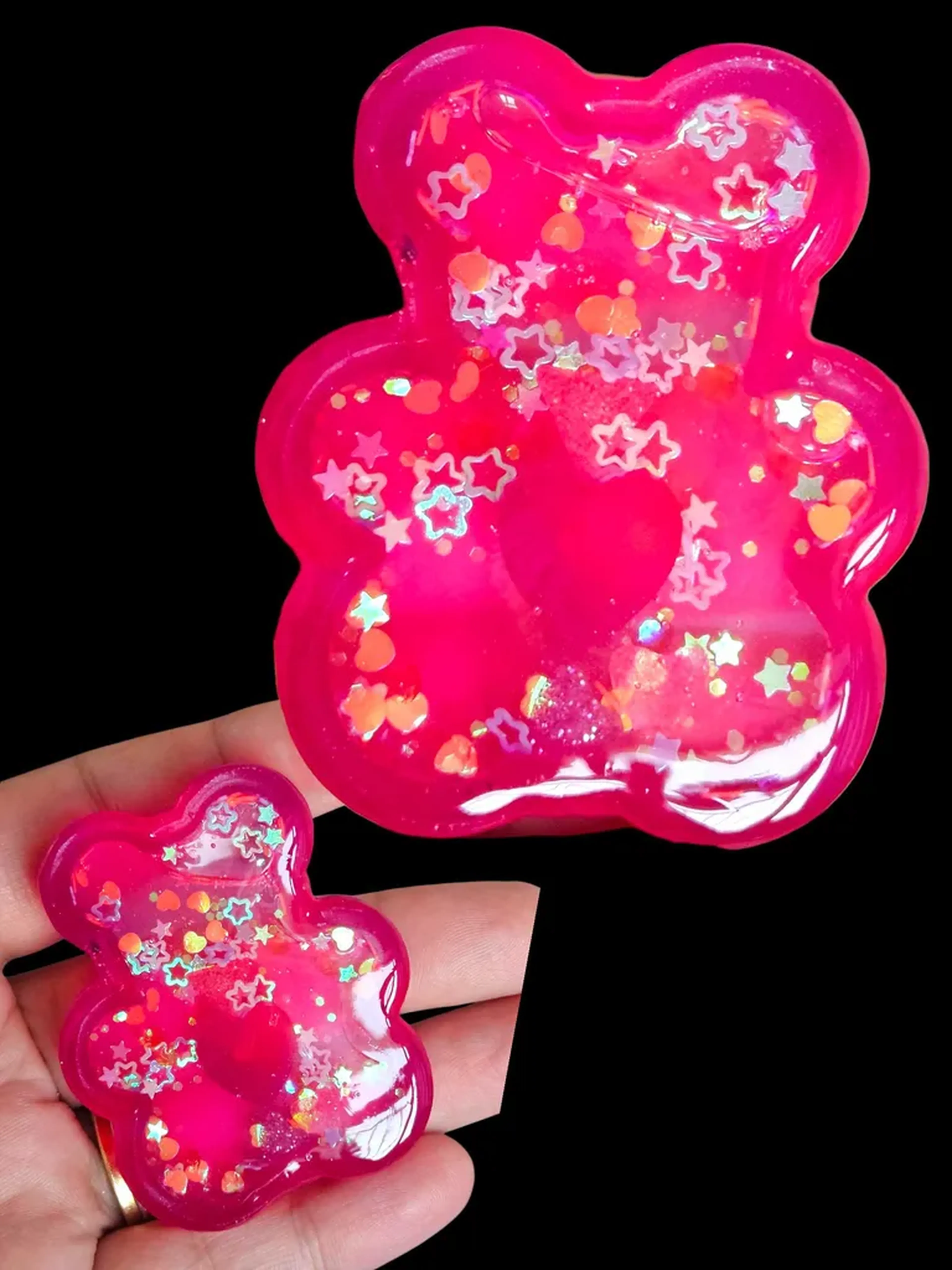 Shaker ursinho para pop socket imagem