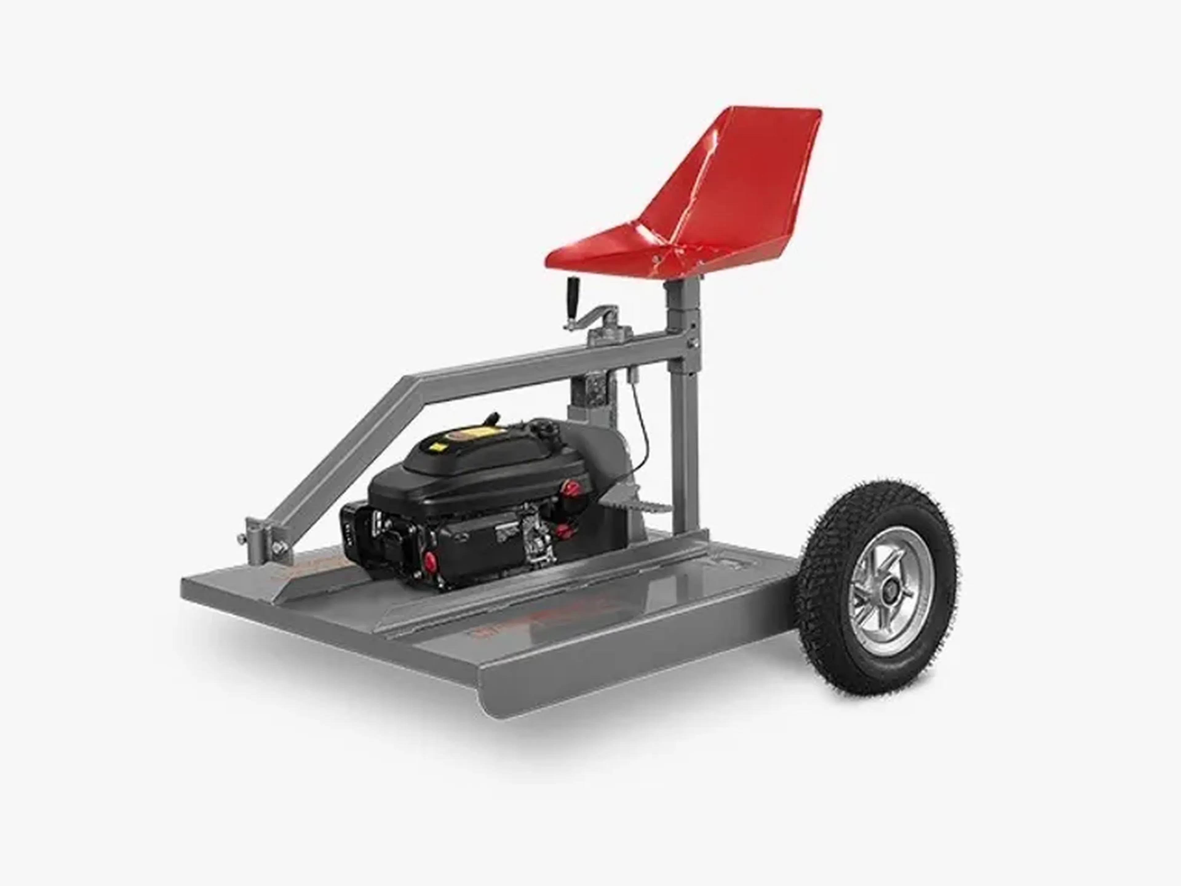AGT – Aparador de Grama Traseiro) c motor branco 6cv e trator imagem