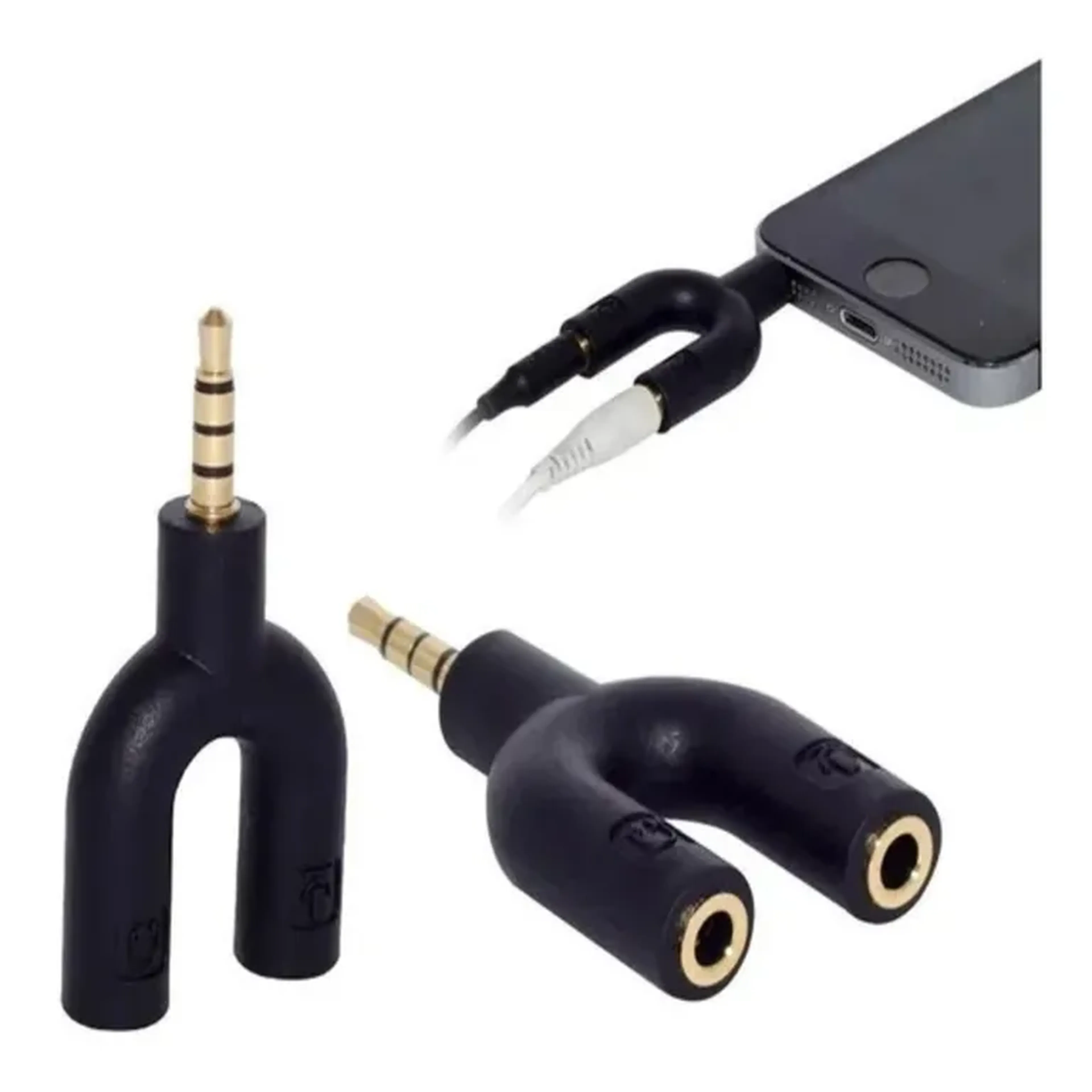 Adaptador Splitter P3 X P2 Parafone imagem
