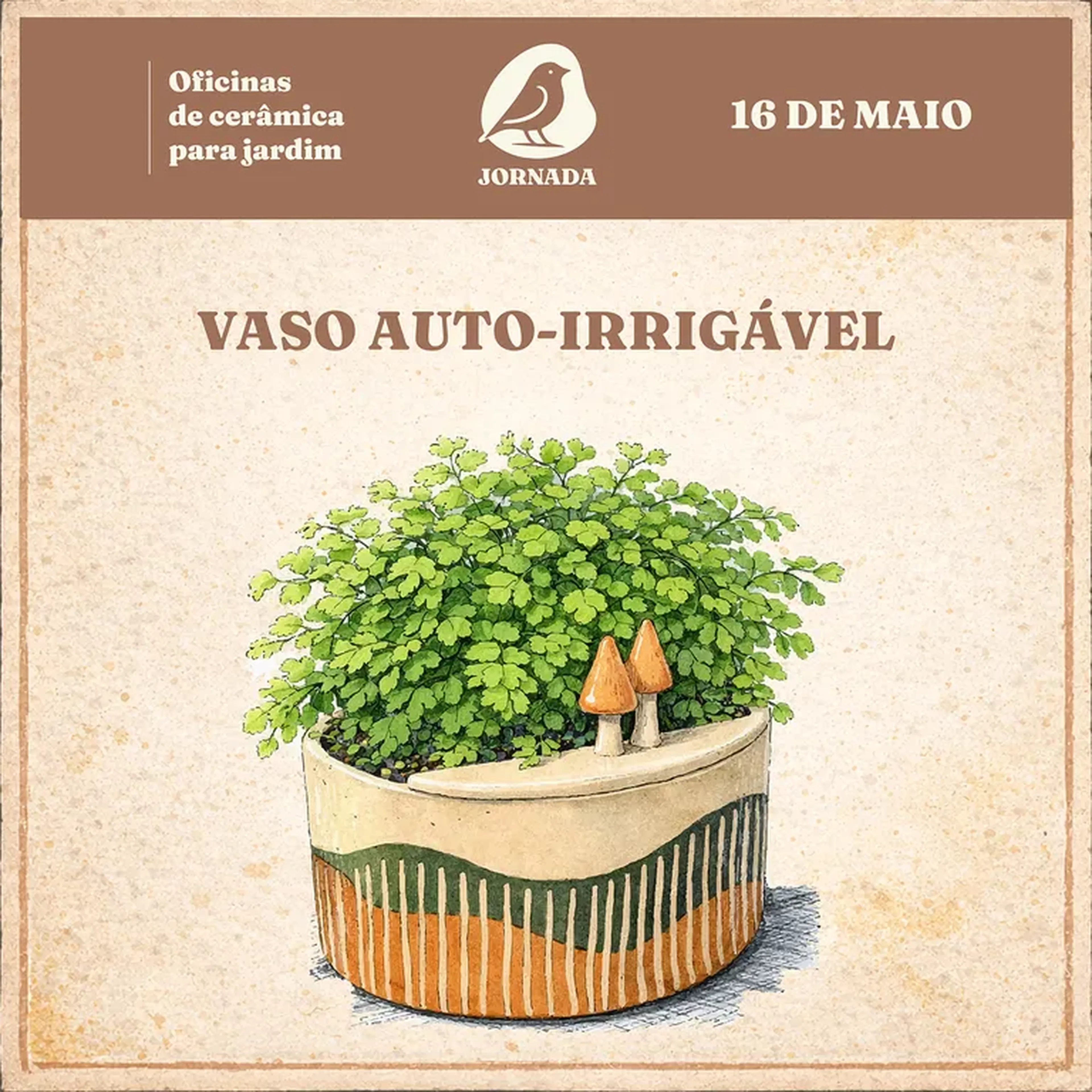 JND03 - Vaso Autoirrigável imagem