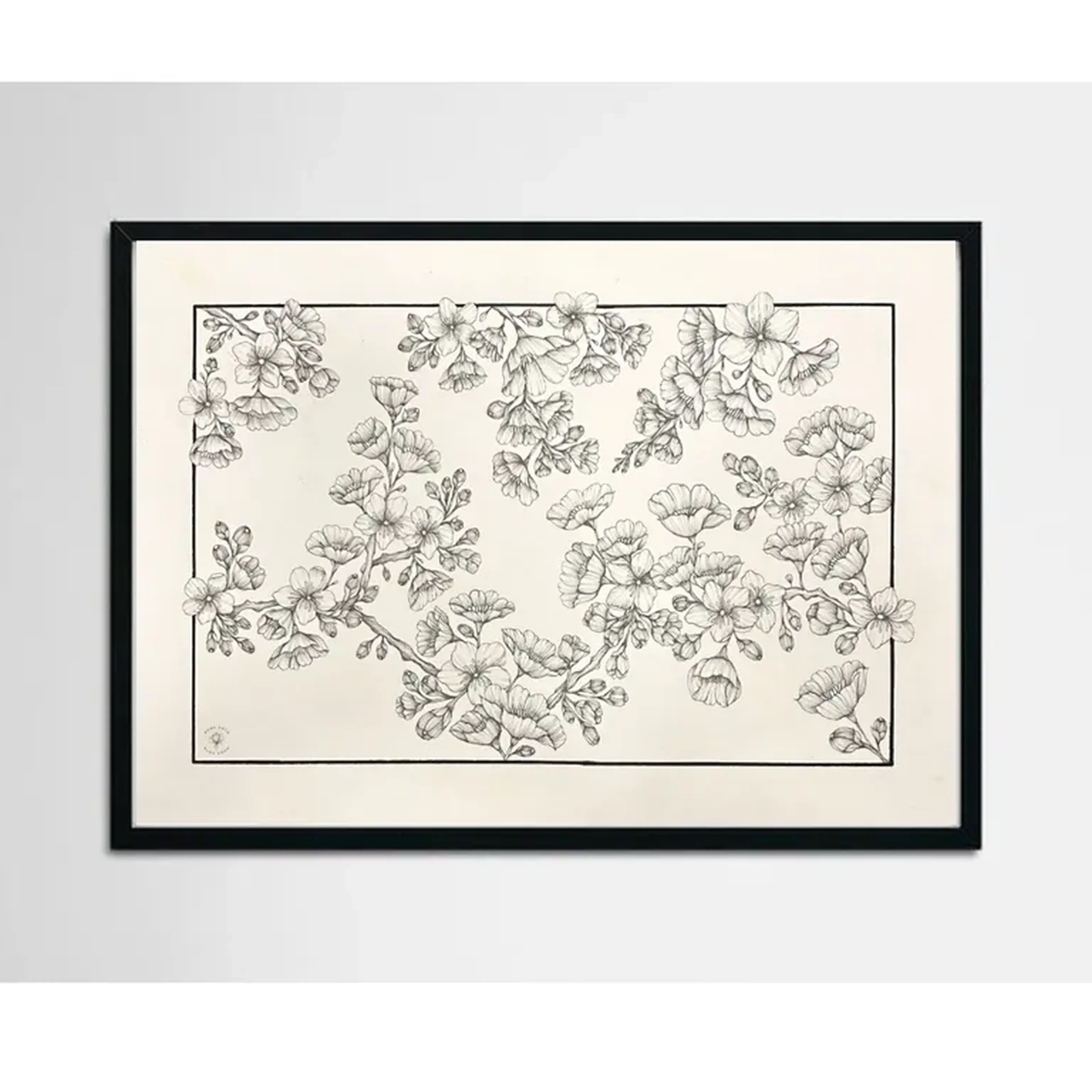 Sakuras Hanami - 63 x 45cm imagem