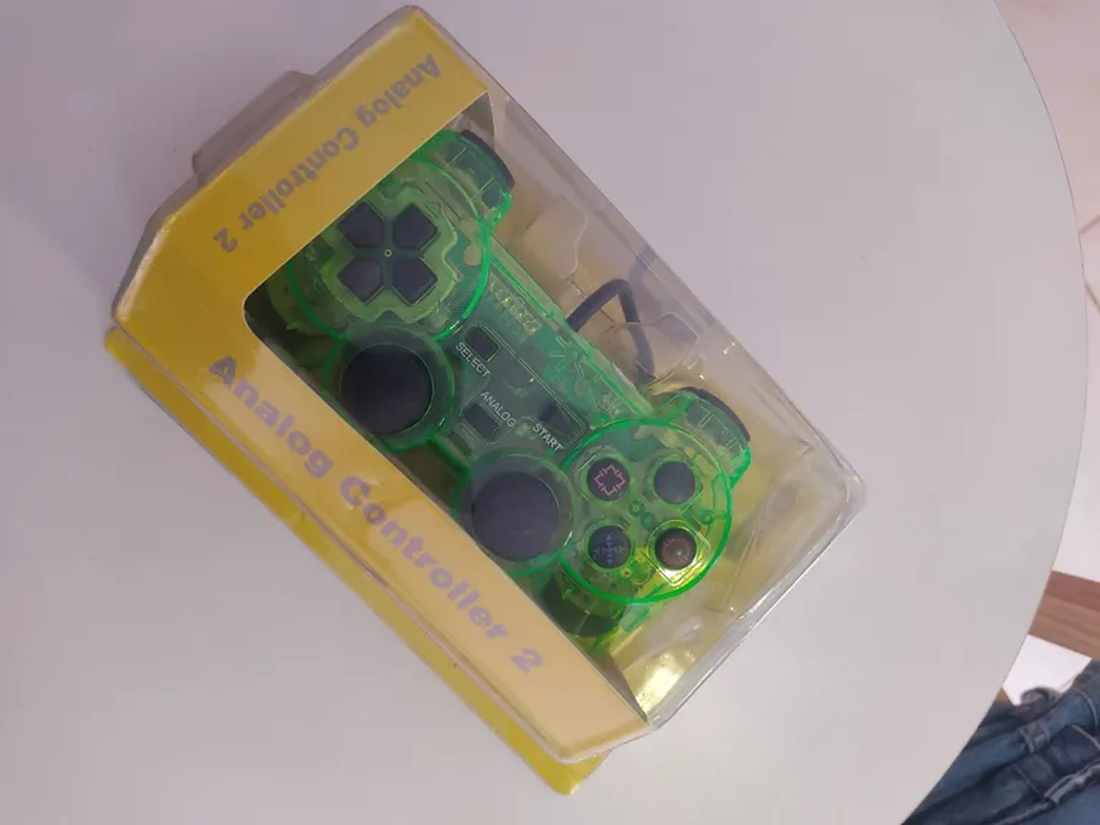 Controle de PS2 translúcido - Cores Variadas imagem