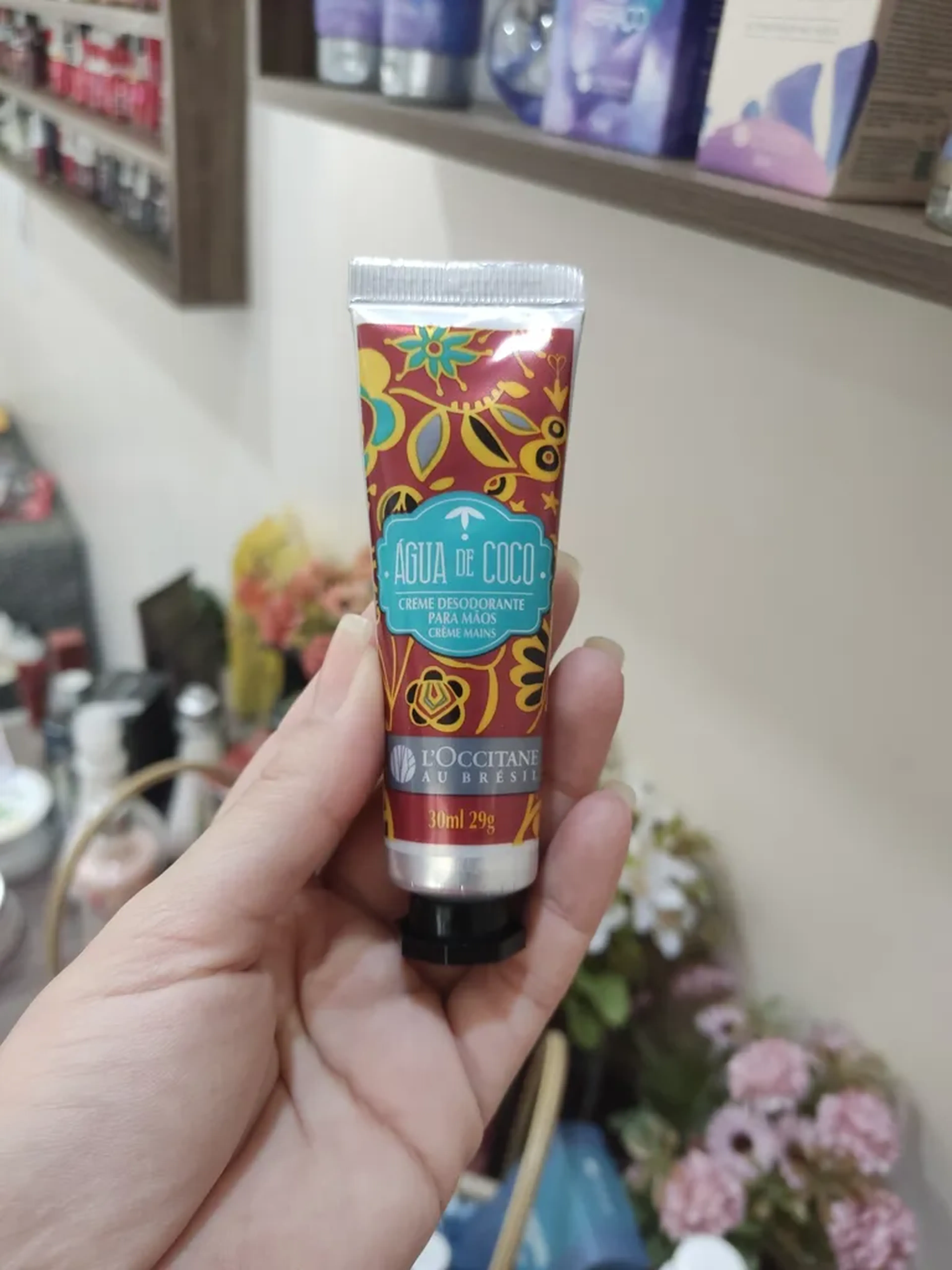 Creme para mãos Água de coco imagem