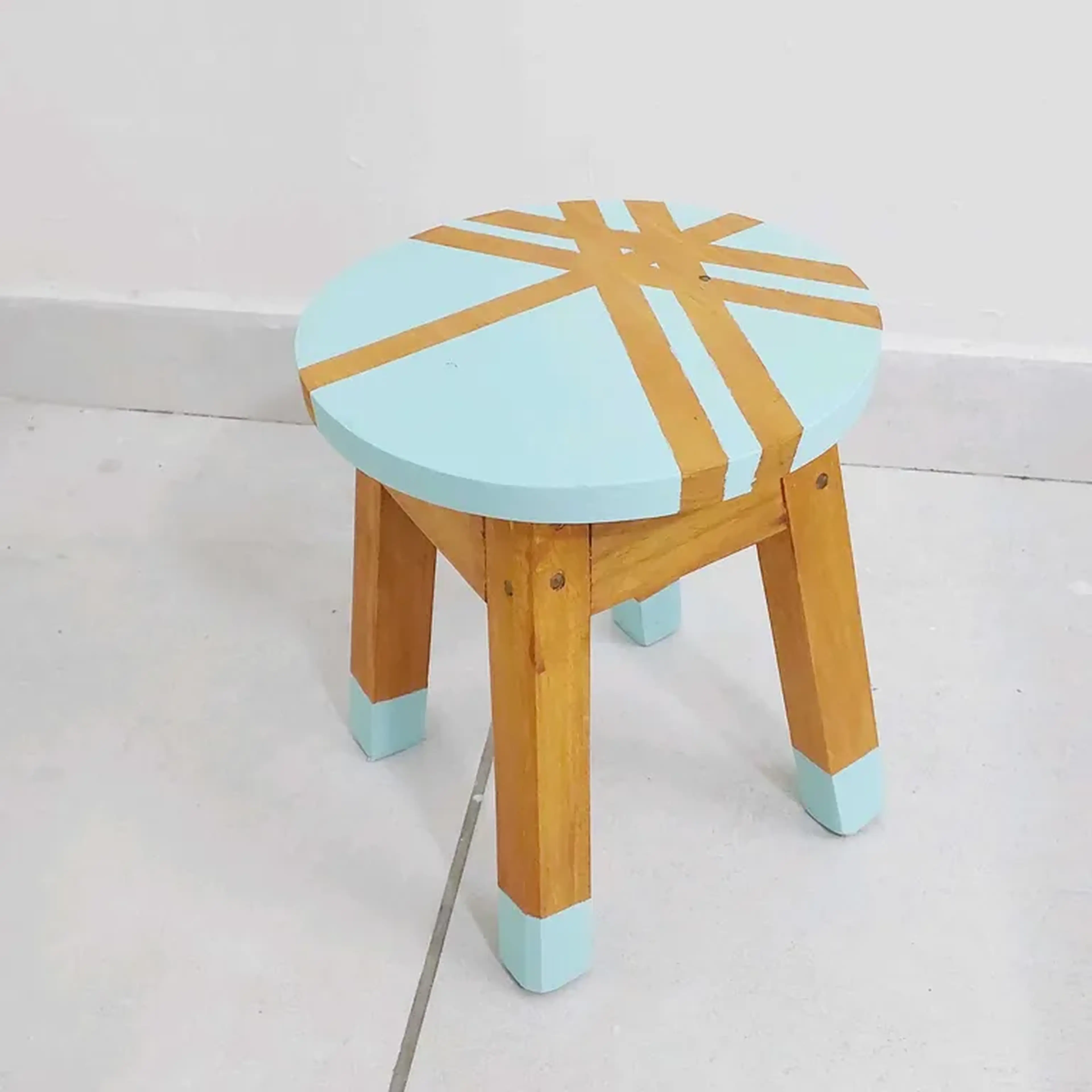 Banqueta Lengo tengo azul (P) imagem