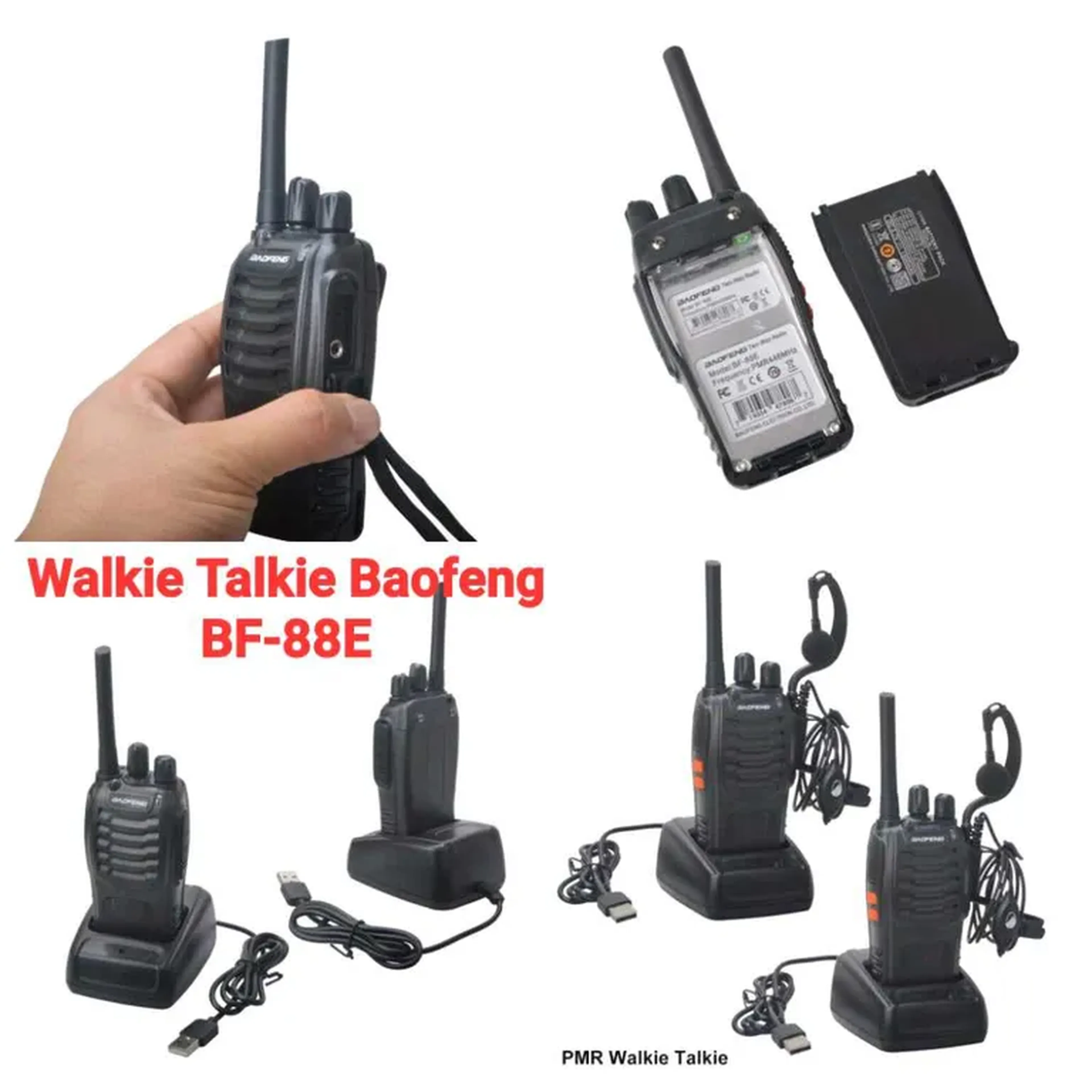 Rádio Comunicador Baofeng BF-88E imagem